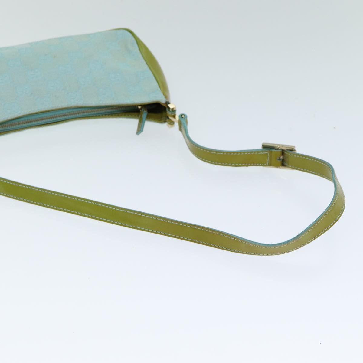 Gucci Gg Canvas Blue Canvas Shoulder Bag (Pre-Owned) Size ONE SIZE - 10 Thumbnail