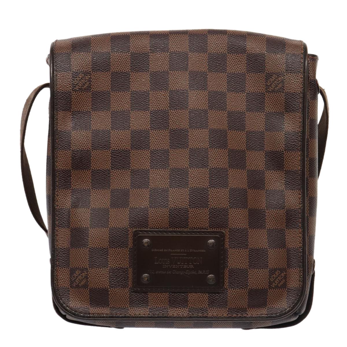 Louis Vuitton Brooklyn Brown Canvas Shoulder Bag (Pre-Owned) Size ONE SIZE - 13 Thumbnail