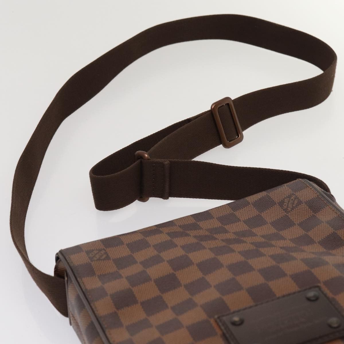 Louis Vuitton Brooklyn Brown Canvas Shoulder Bag (Pre-Owned) Size ONE SIZE - 11 Thumbnail