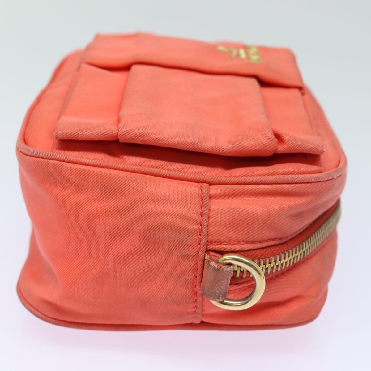 Prada Ribbon Orange Synthetic Shoulder Bag (Pre-Owned) Size ONE SIZE - 11 Thumbnail