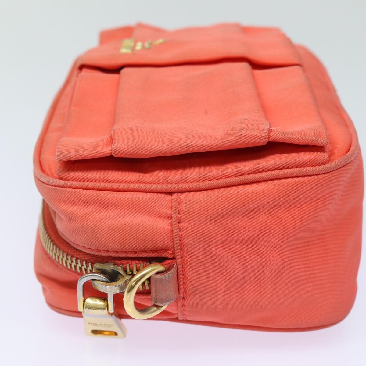 Prada Ribbon Orange Synthetic Shoulder Bag (Pre-Owned) Size ONE SIZE - 10 Thumbnail