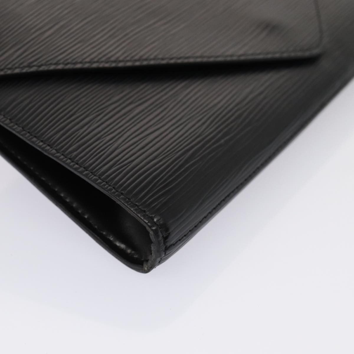 Louis Vuitton Art Déco Black Leather Clutch Bag (Pre-Owned) Size ONE SIZE - 11 Thumbnail