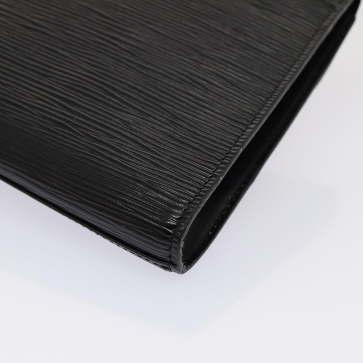 Louis Vuitton Art Déco Black Leather Clutch Bag (Pre-Owned) Size ONE SIZE - 12 Thumbnail