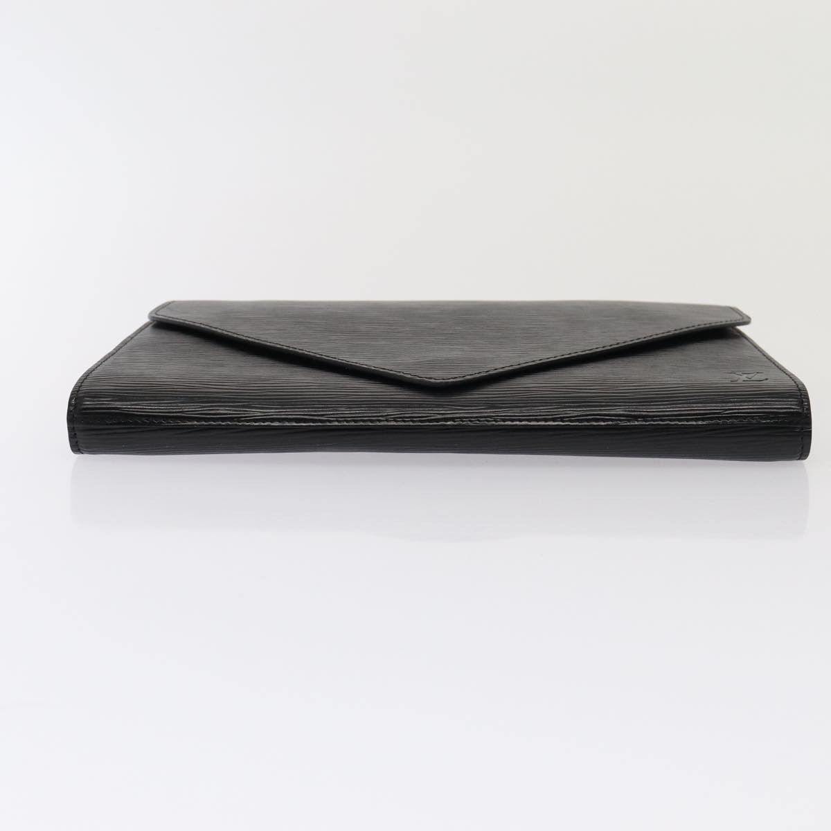 Louis Vuitton Art Déco Black Leather Clutch Bag (Pre-Owned) Size ONE SIZE - 4 Thumbnail