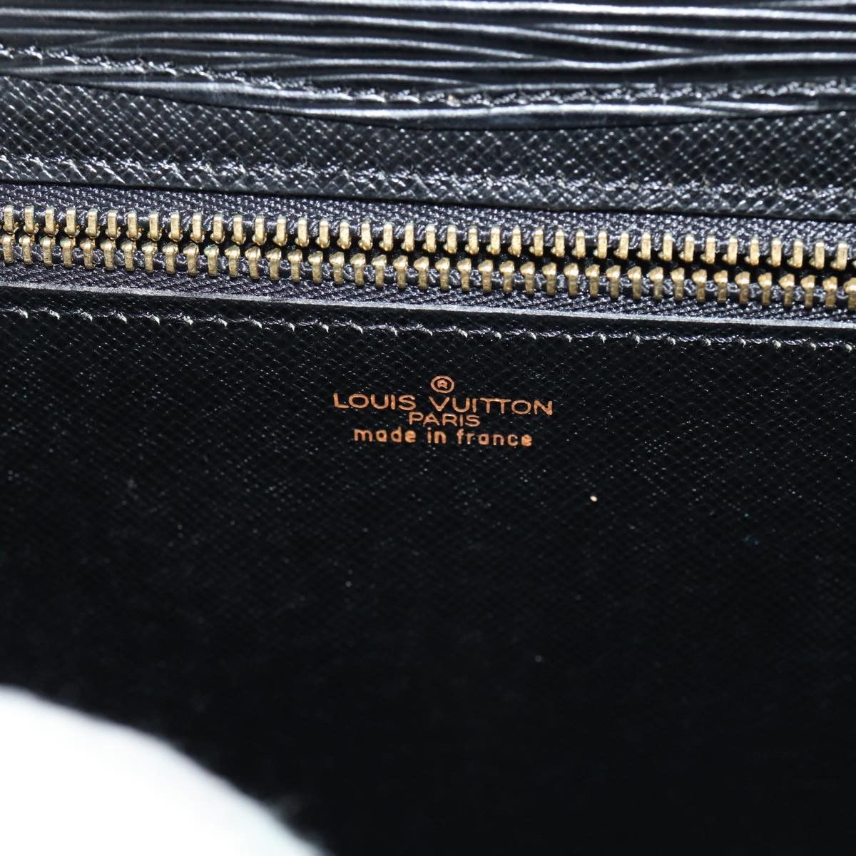 Louis Vuitton Art Déco Black Leather Clutch Bag (Pre-Owned) Size ONE SIZE - 7 Thumbnail