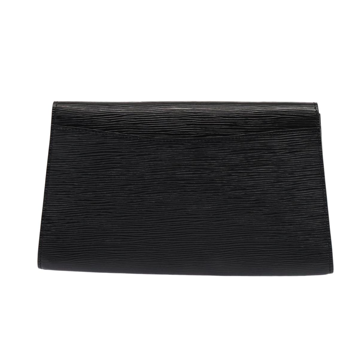 Louis Vuitton Art Déco Black Leather Clutch Bag (Pre-Owned) Size ONE SIZE - 2 Thumbnail