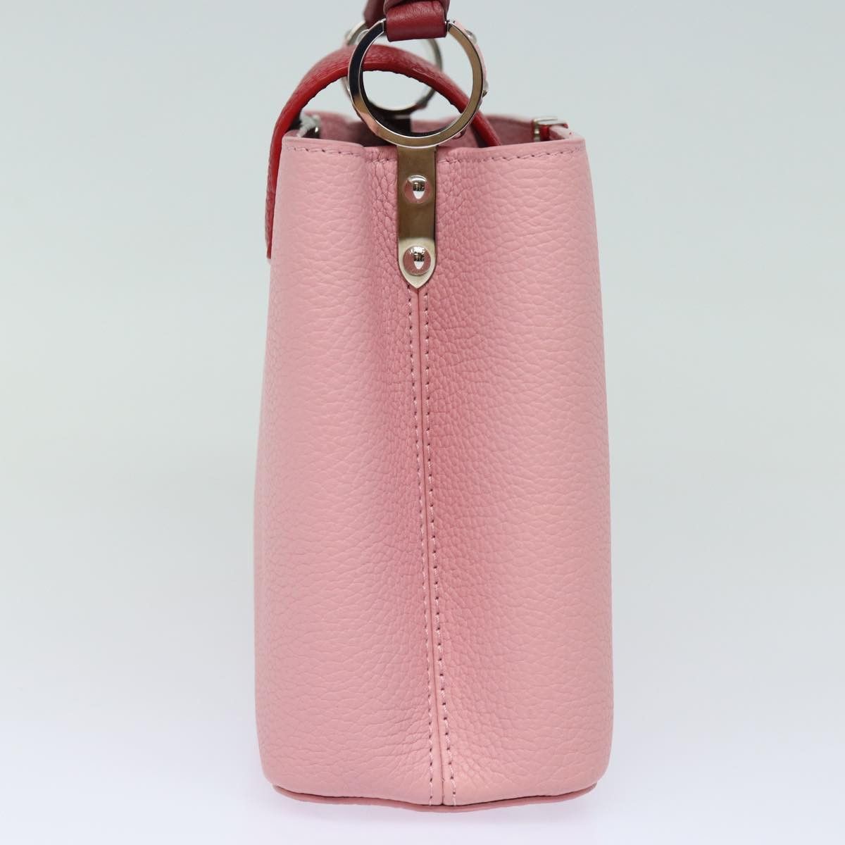 Louis Vuitton Capucines Pink Leather Handbag (Pre-Owned) Size ONE SIZE - 9 Thumbnail