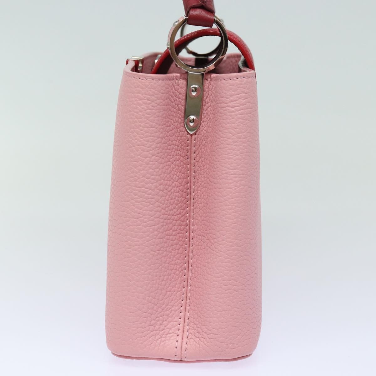 Louis Vuitton Capucines Pink Leather Handbag (Pre-Owned) Size ONE SIZE - 10 Thumbnail