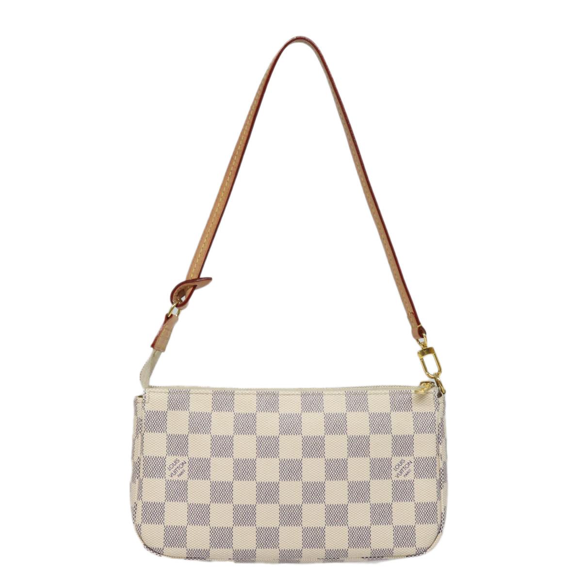 Louis Vuitton Pochette Accessoires White Canvas Clutch Bag (Pre-Owned) Size ONE SIZE - 2 Thumbnail