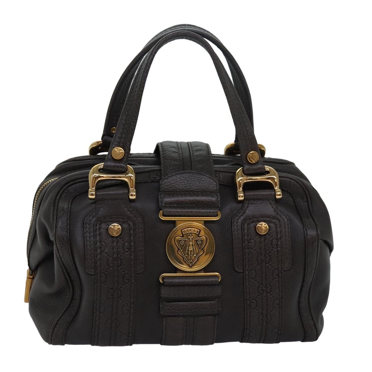 Gucci Aviatrix Grey Leather Handbag (Pre-Owned) Size ONE SIZE - 13 Thumbnail