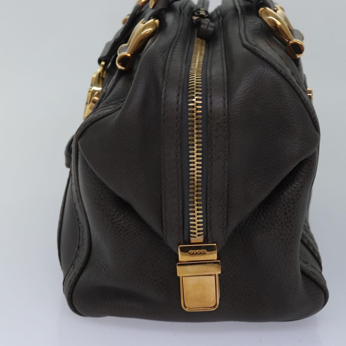 Gucci Aviatrix Grey Leather Handbag (Pre-Owned) Size ONE SIZE - 11 Thumbnail