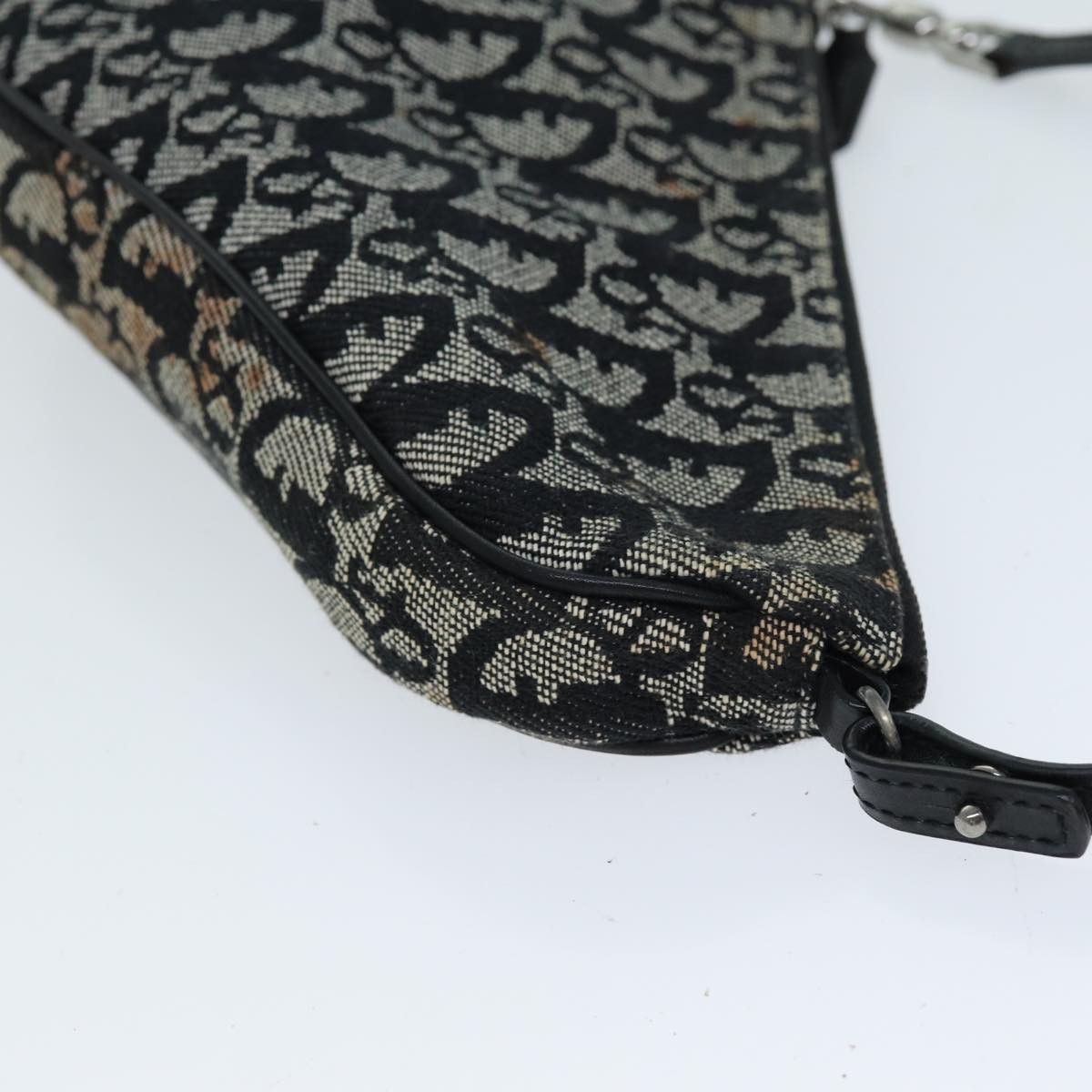 Dior Saddle Navy Canvas Clutch Bag (Pre-Owned) Size ONE SIZE - 13 Thumbnail