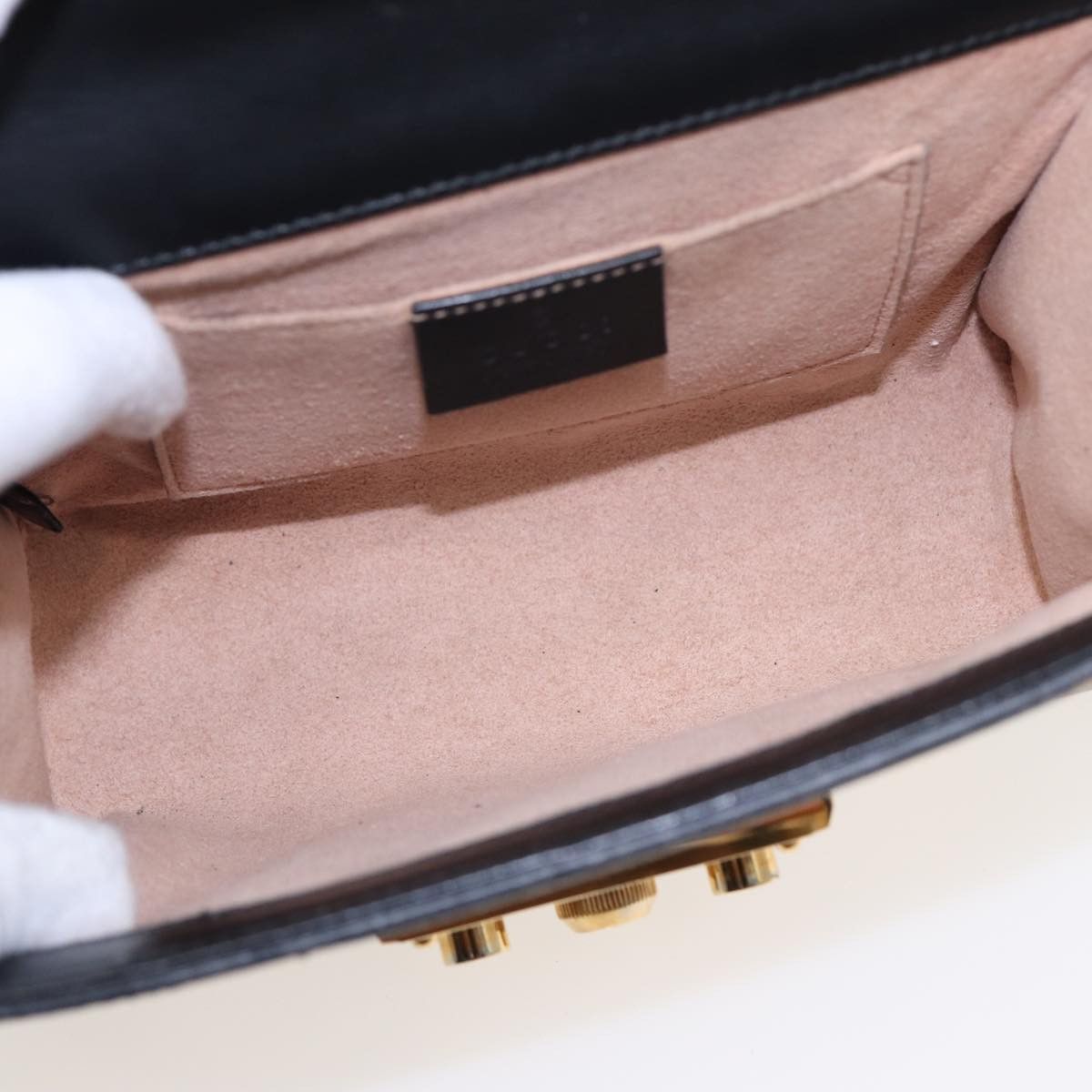 Gucci Padlock Beige Leather Shoulder Bag (Pre-Owned) Size ONE SIZE - 5 Thumbnail