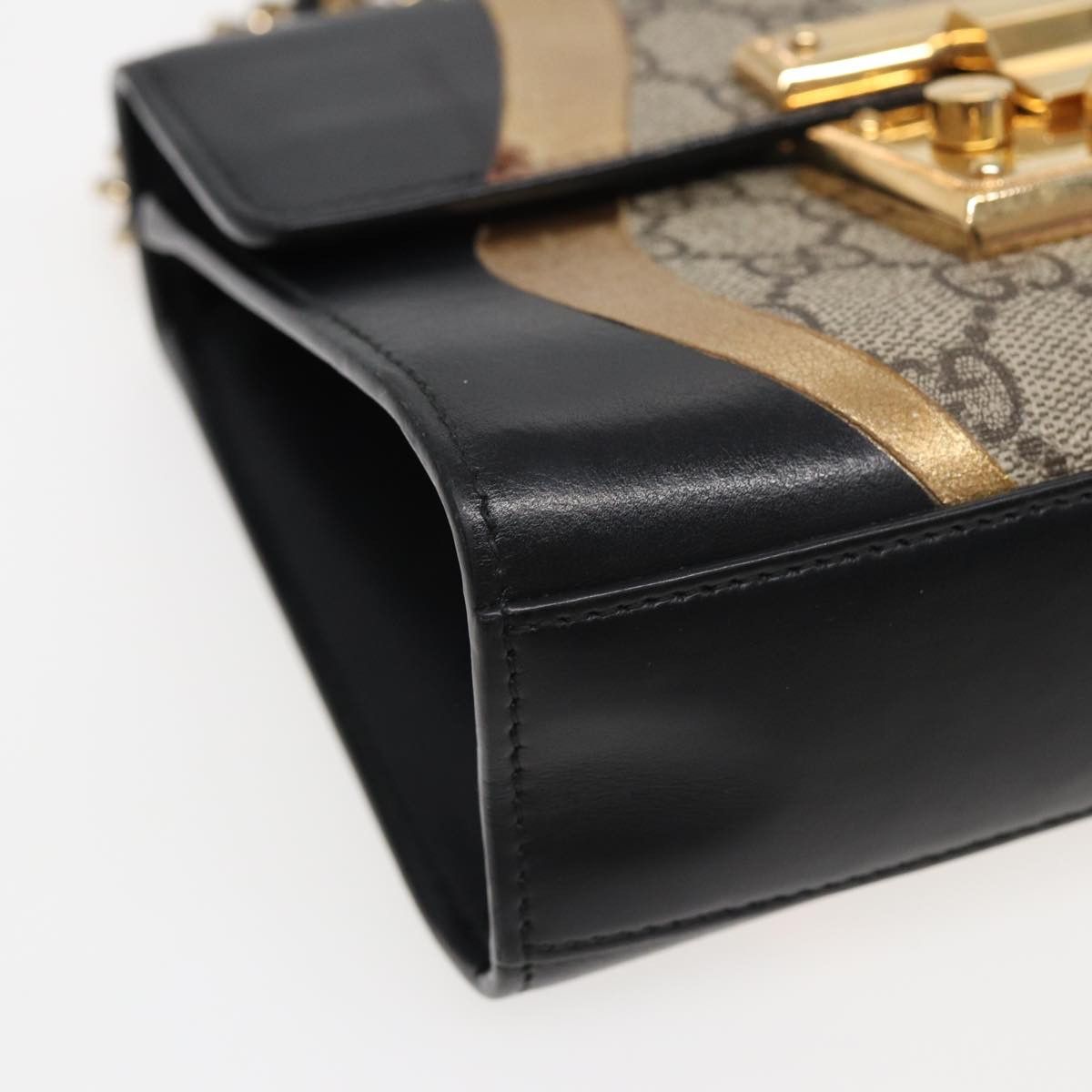 Gucci Padlock Beige Leather Shoulder Bag (Pre-Owned) Size ONE SIZE - 9 Thumbnail