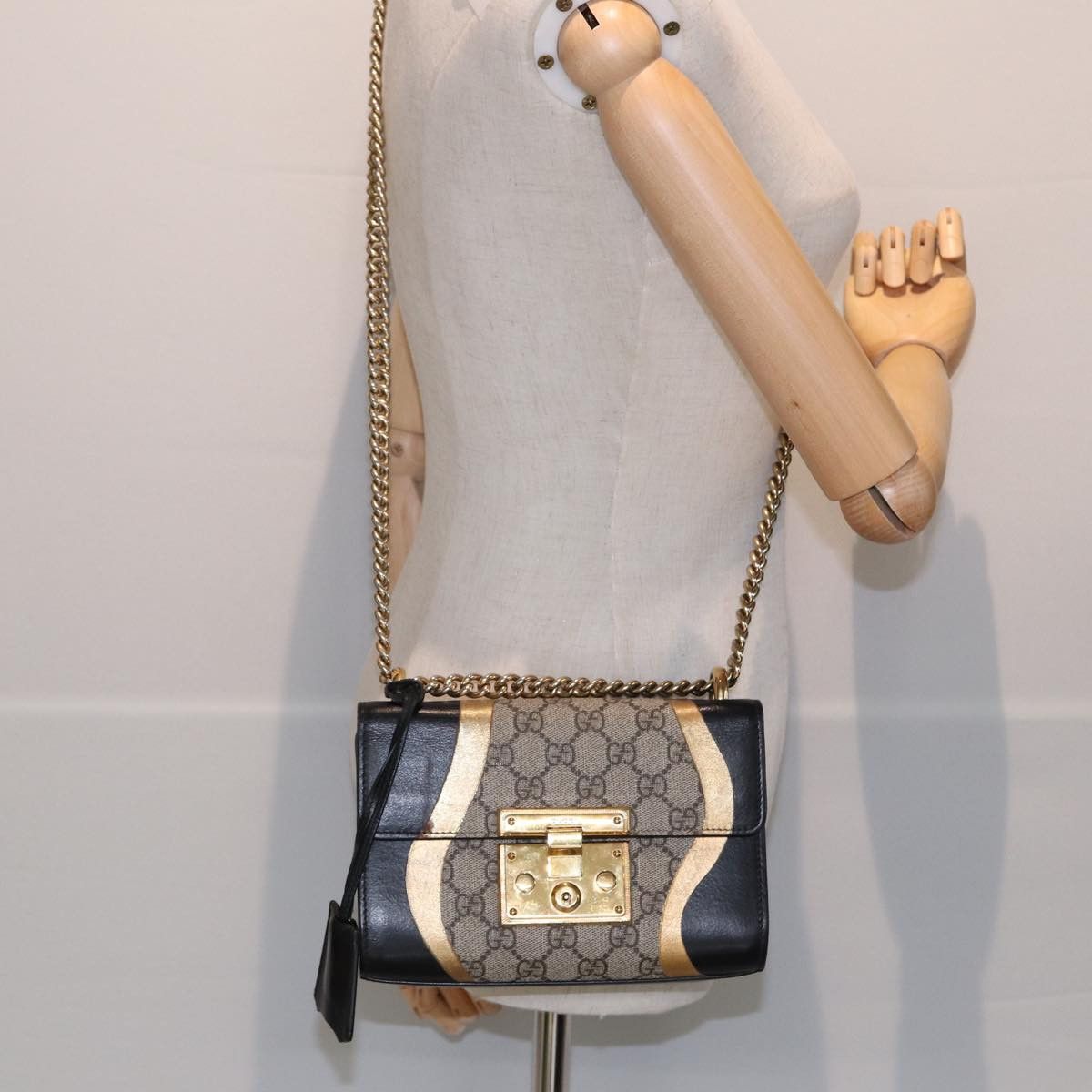 Gucci Padlock Beige Leather Shoulder Bag (Pre-Owned) Size ONE SIZE - 8 Thumbnail