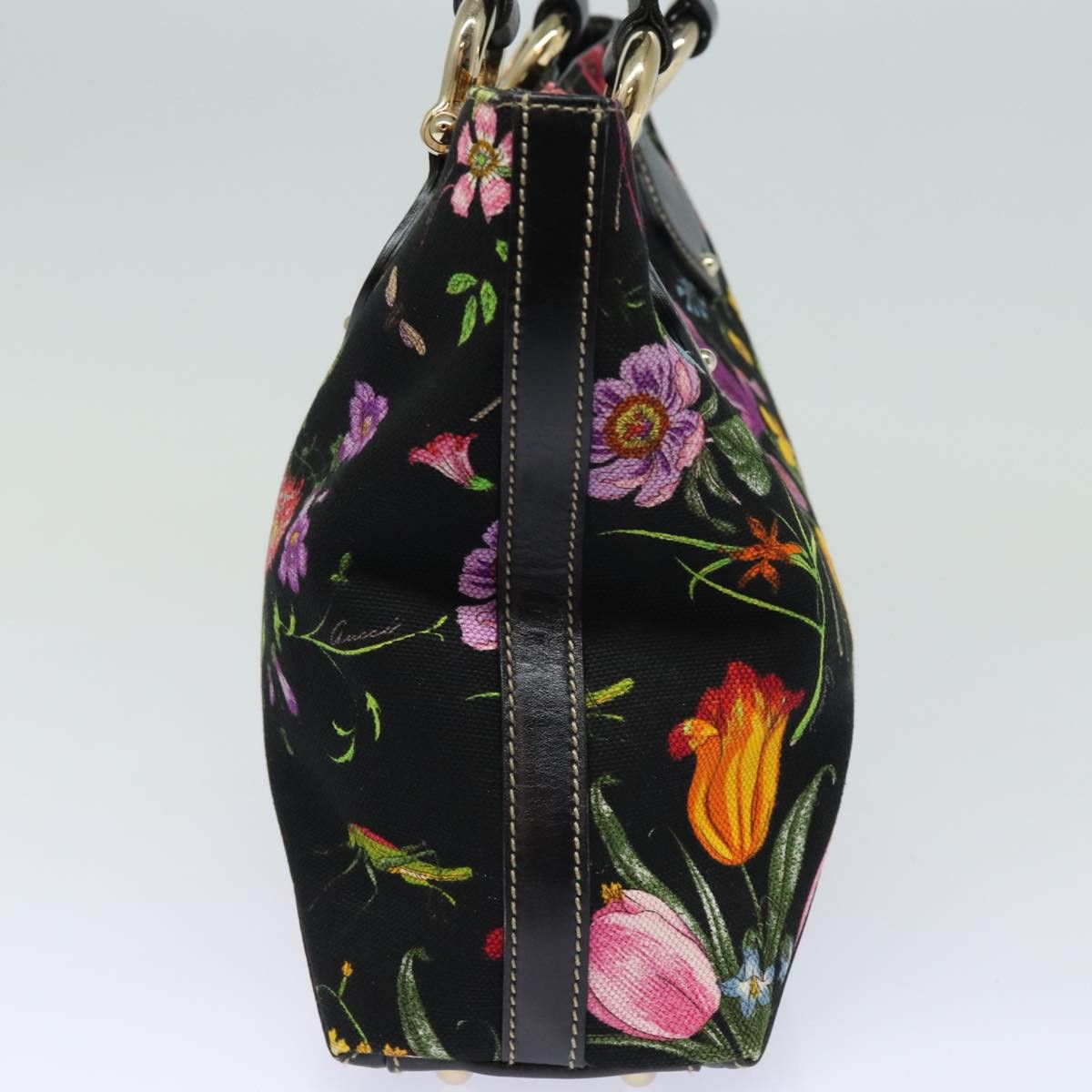 Gucci Flora Multicolour Canvas Tote Bag (Pre-Owned) Size ONE SIZE - 9 Thumbnail