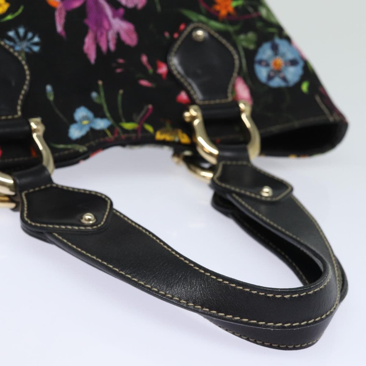 Gucci Flora Multicolour Canvas Tote Bag (Pre-Owned) Size ONE SIZE - 4 Thumbnail