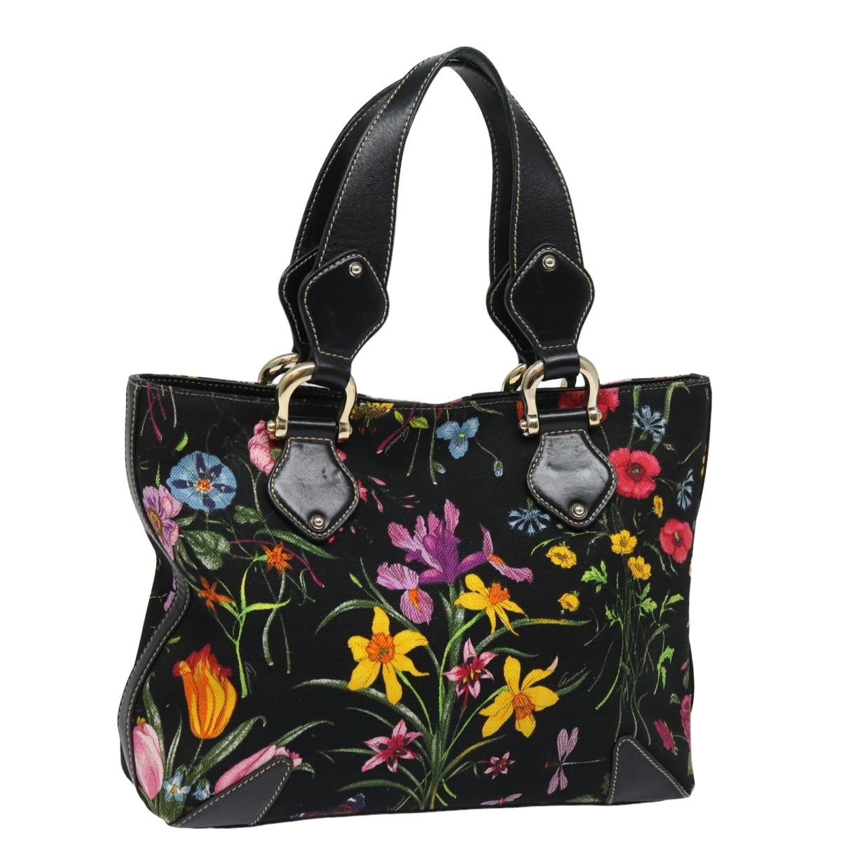 Gucci Flora Multicolour Canvas Tote Bag (Pre-Owned) Size ONE SIZE - 12 Thumbnail
