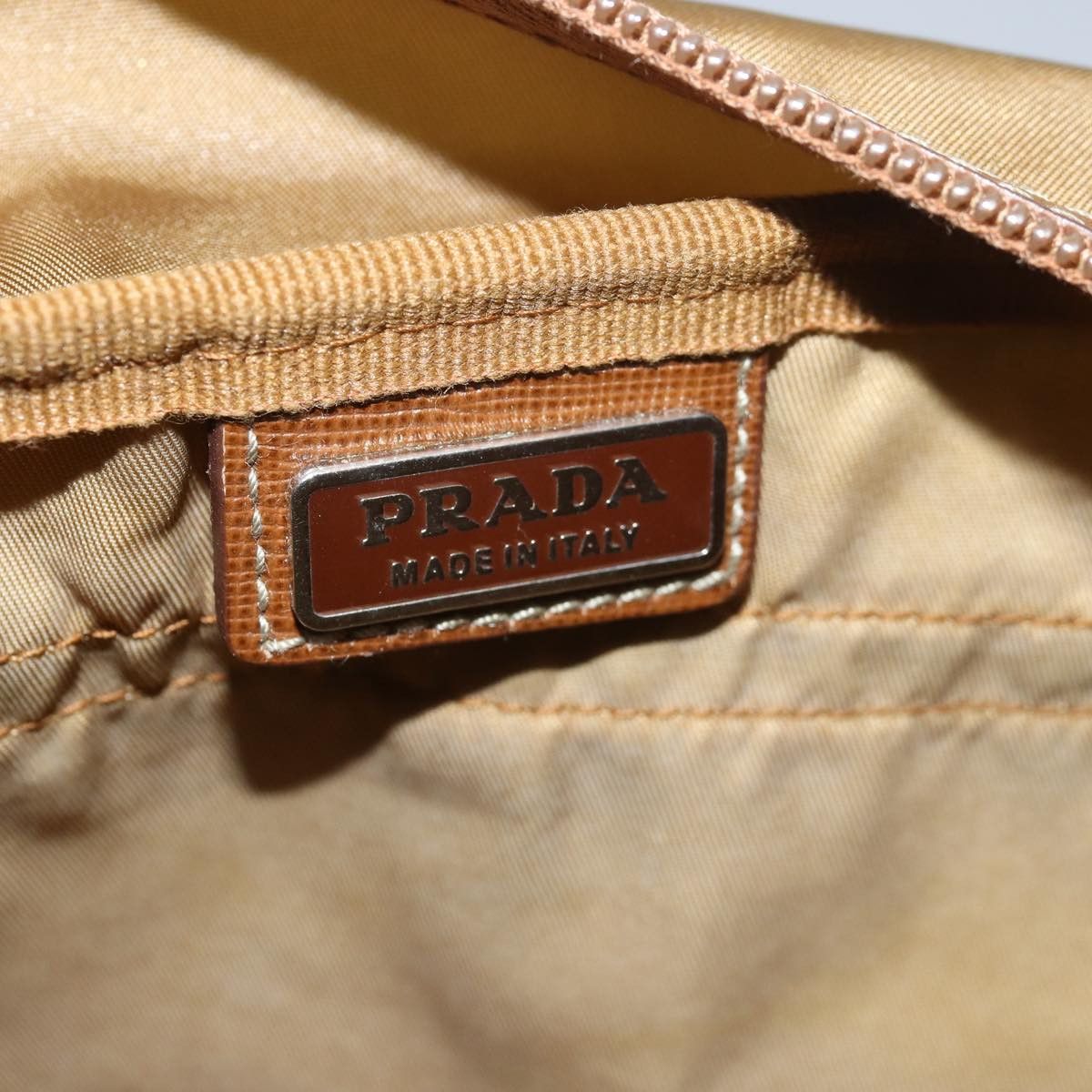 Prada Beige Synthetic Clutch Bag (Pre-Owned) Size ONE SIZE - 8 Thumbnail