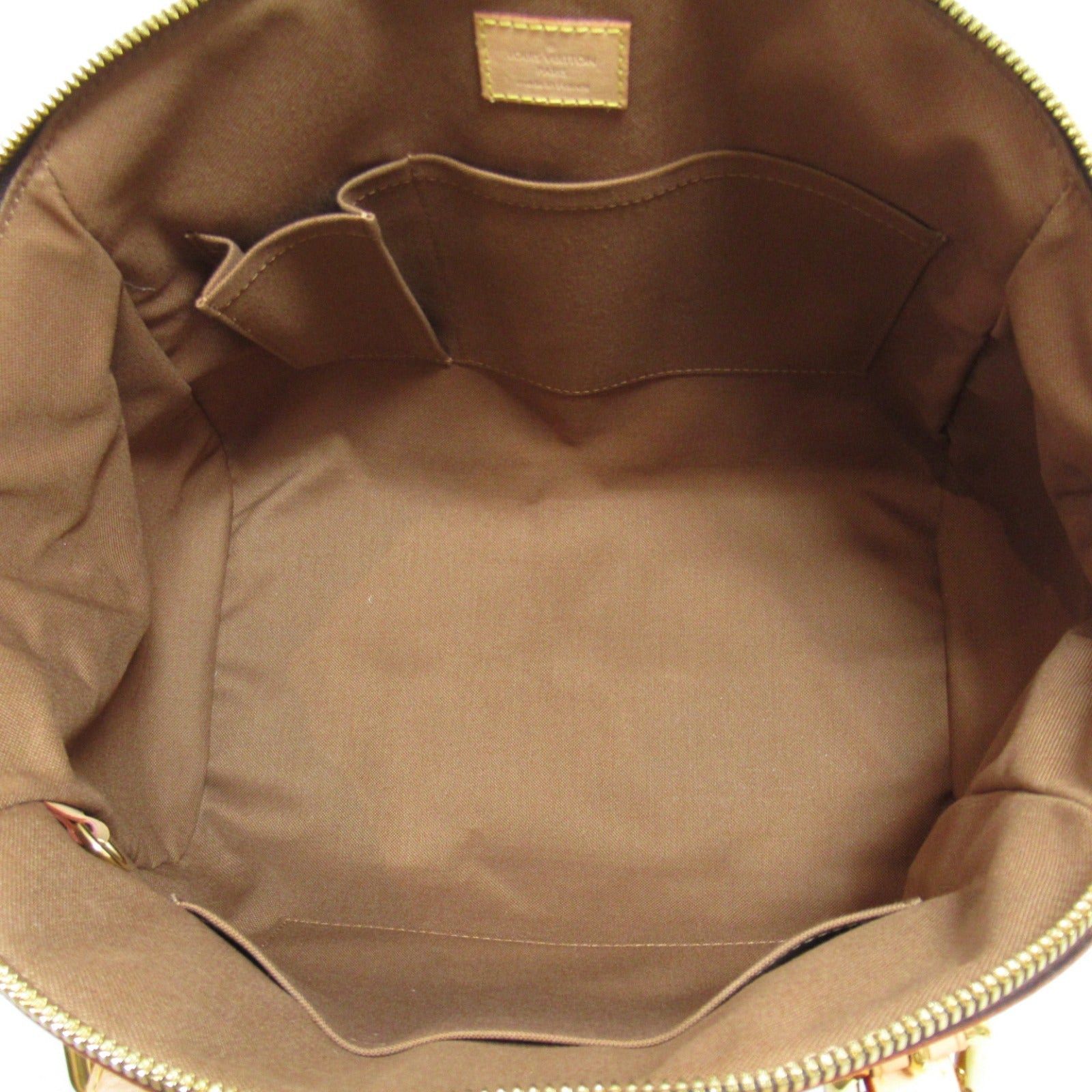 Louis Vuitton Louis Vuitton Tivoli Gm Handbag Coated Canvas Monogram Brown Size ONE SIZE - 5 Thumbnail