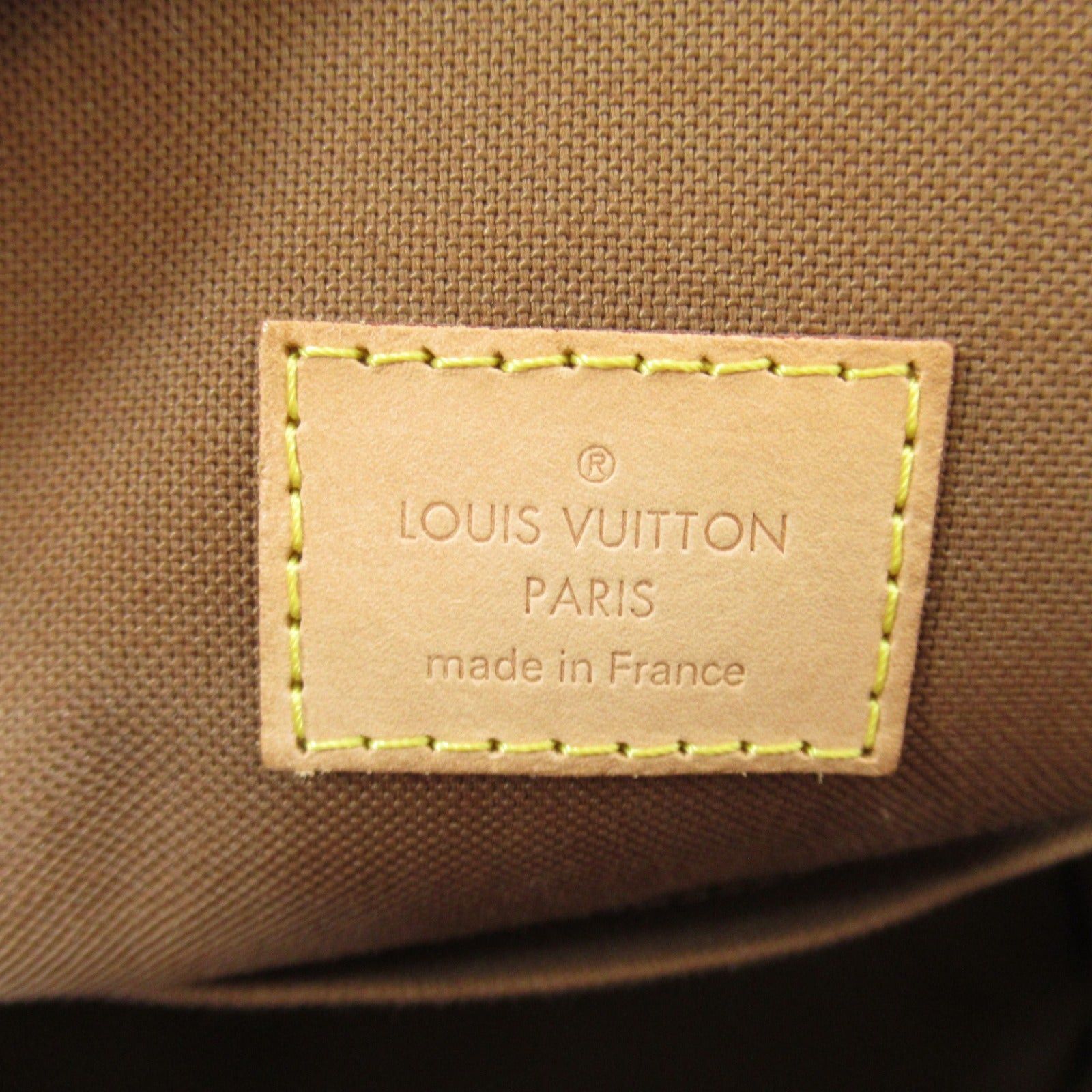 Louis Vuitton Louis Vuitton Tivoli Gm Handbag Coated Canvas Monogram Brown Size ONE SIZE - 6 Thumbnail