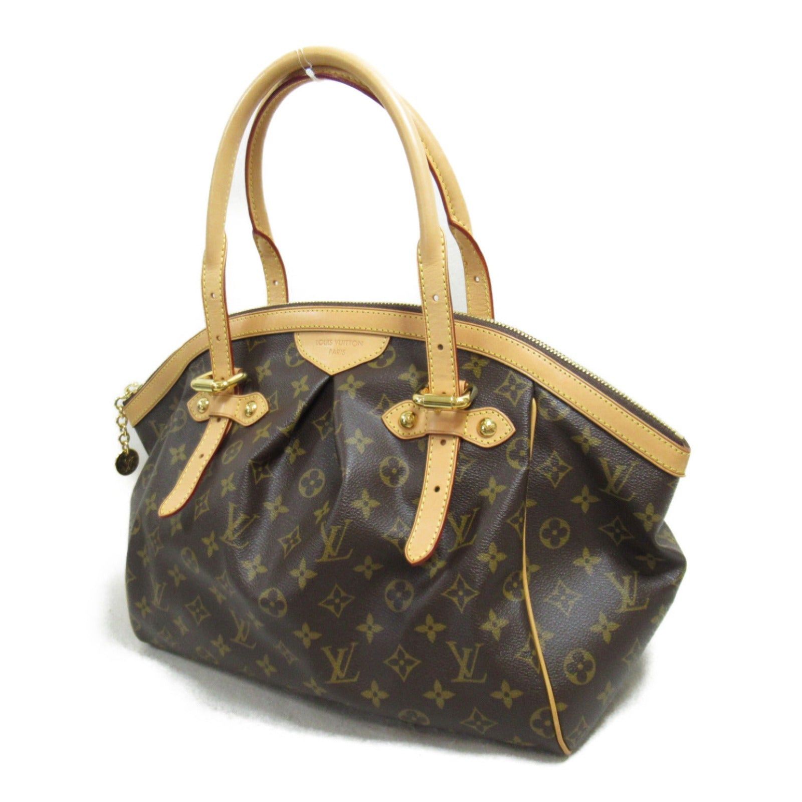 Louis Vuitton Louis Vuitton Tivoli Gm Handbag Coated Canvas Monogram Brown Size ONE SIZE - 3 Thumbnail