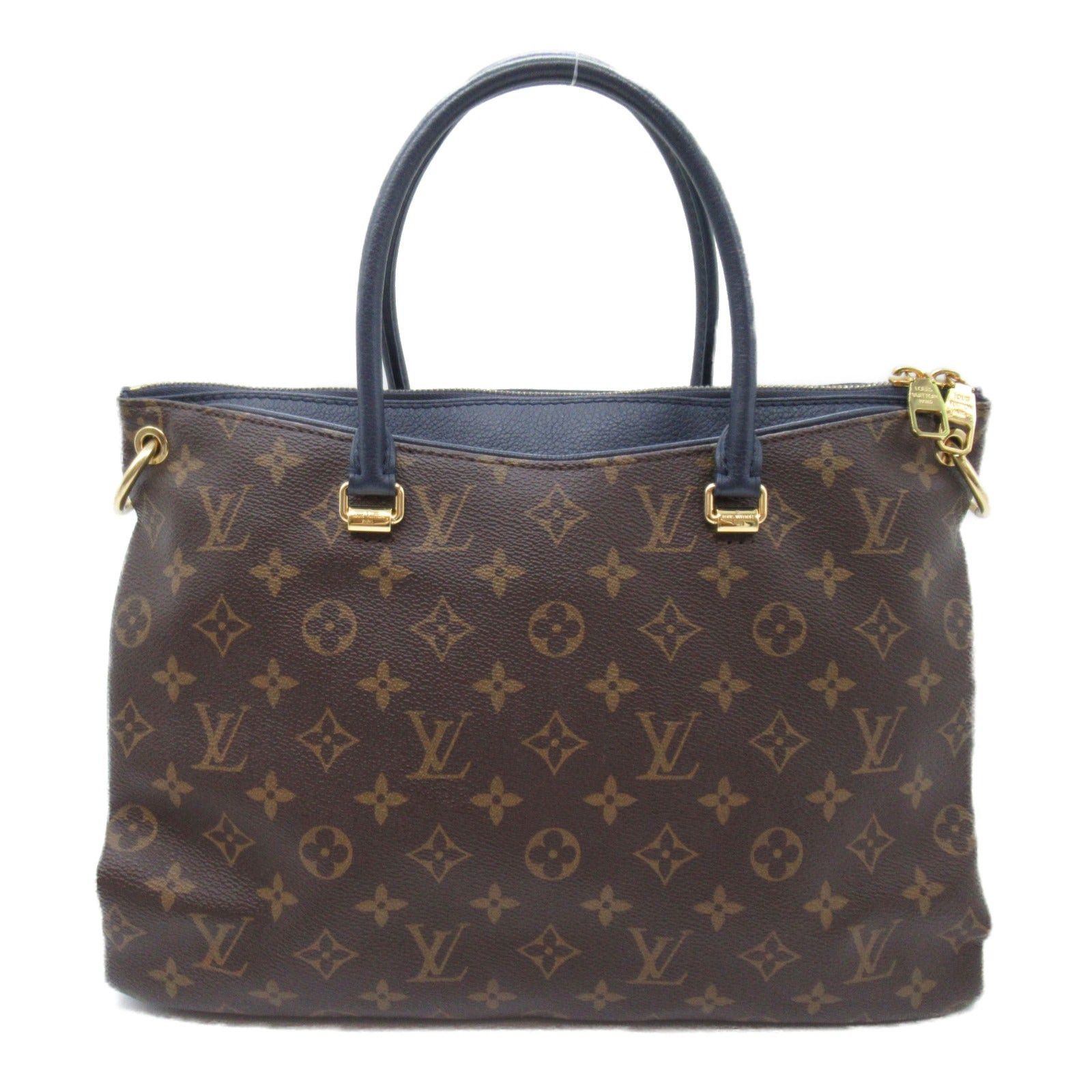 Louis Vuitton Louis Vuitton Pallas Shoulder Bag Coated Canvas Monogram Navy Marine Size ONE SIZE - 2 Thumbnail