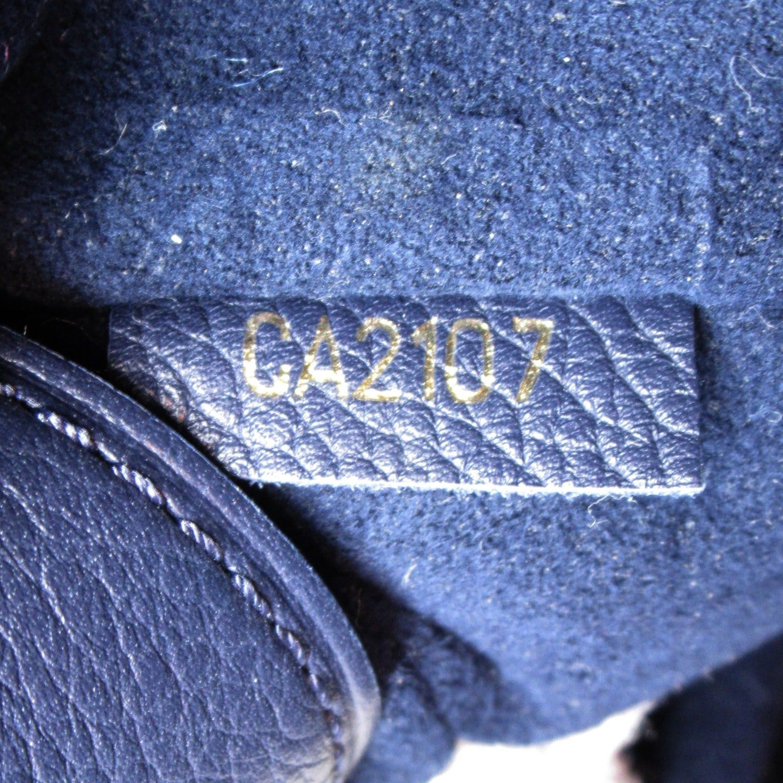 Louis Vuitton Louis Vuitton Pallas Shoulder Bag Coated Canvas Monogram Navy Marine Size ONE SIZE - 7 Thumbnail