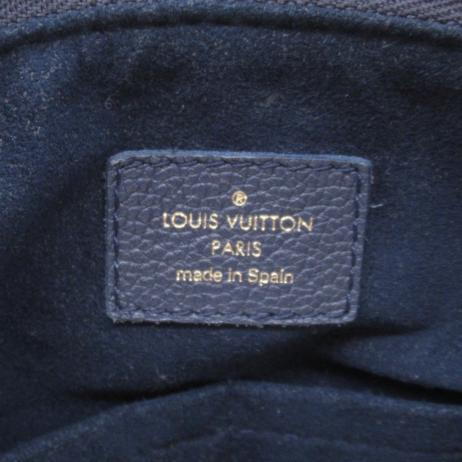 Louis Vuitton Louis Vuitton Pallas Shoulder Bag Coated Canvas Monogram Navy Marine Size ONE SIZE - 6 Thumbnail