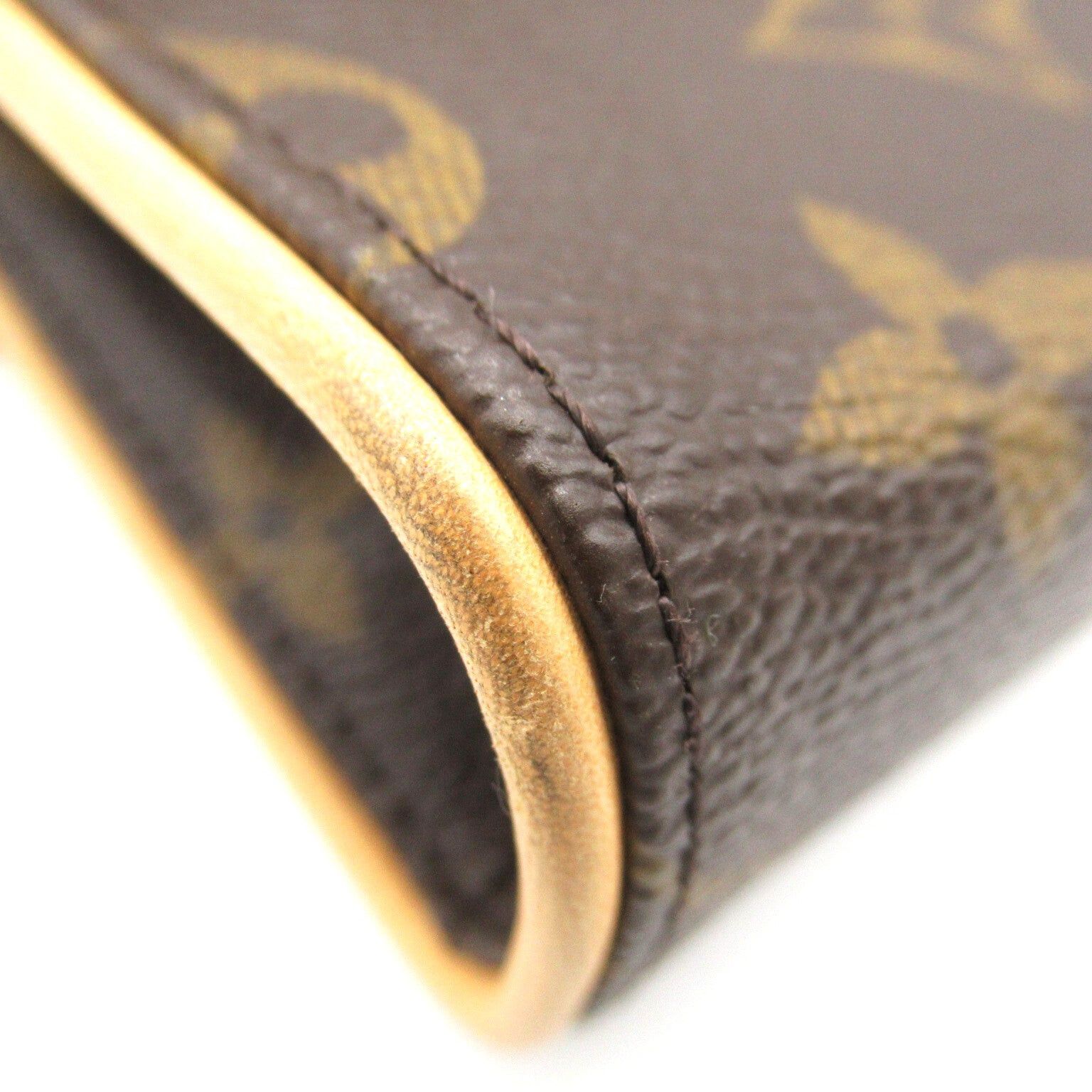 Louis Vuitton Louis Vuitton Pochette Florentine Waist Bag Body Coated Canvas Monogram Brown Size ONE SIZE - 14 Thumbnail
