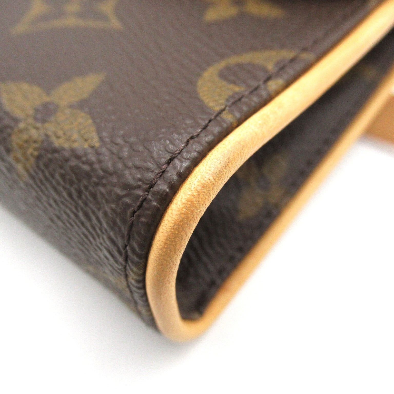 Louis Vuitton Louis Vuitton Pochette Florentine Waist Bag Body Coated Canvas Monogram Brown Size ONE SIZE - 13 Thumbnail
