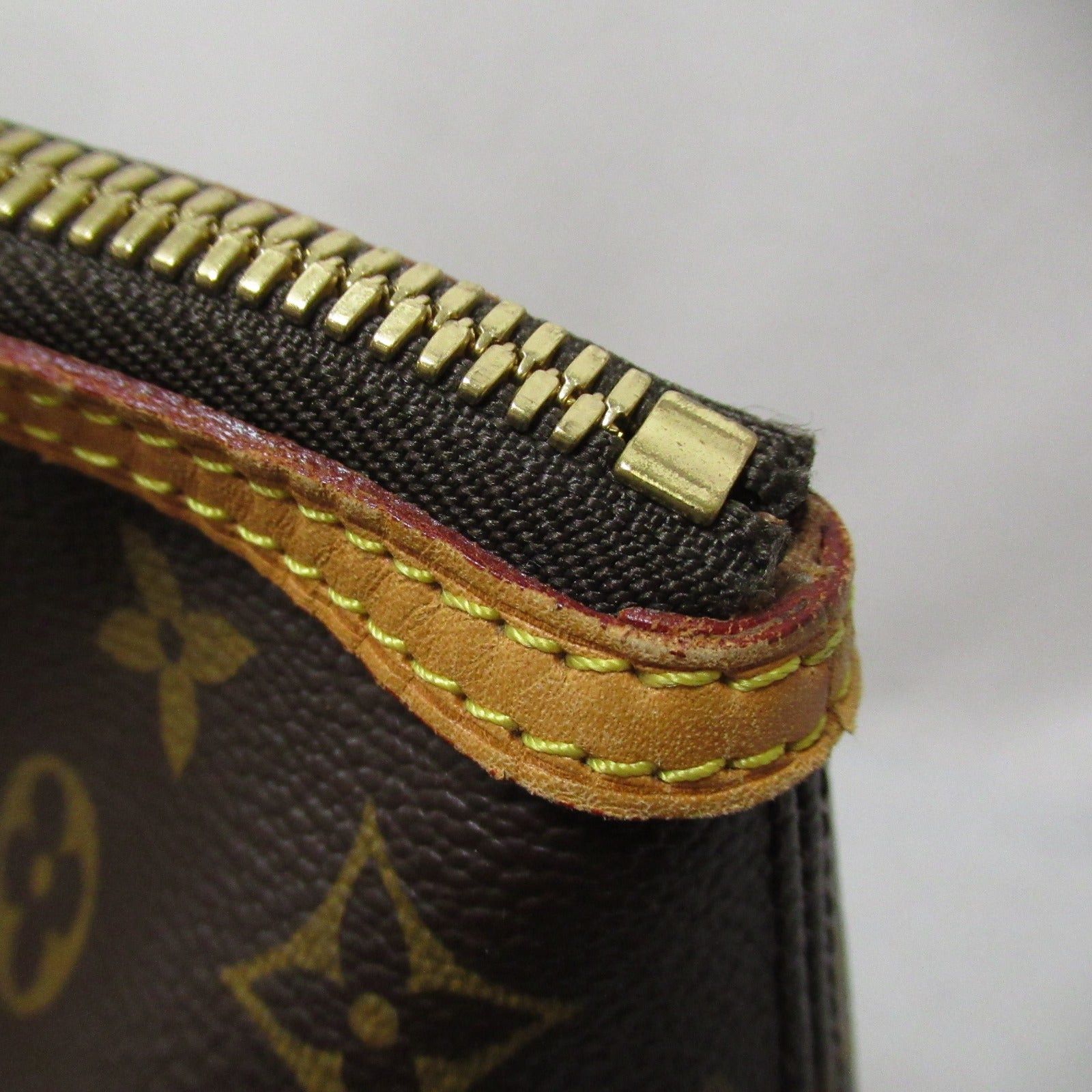 Louis Vuitton Louis Vuitton Lockit Handbag Coated Canvas Monogram Brown Size ONE SIZE - 12 Thumbnail