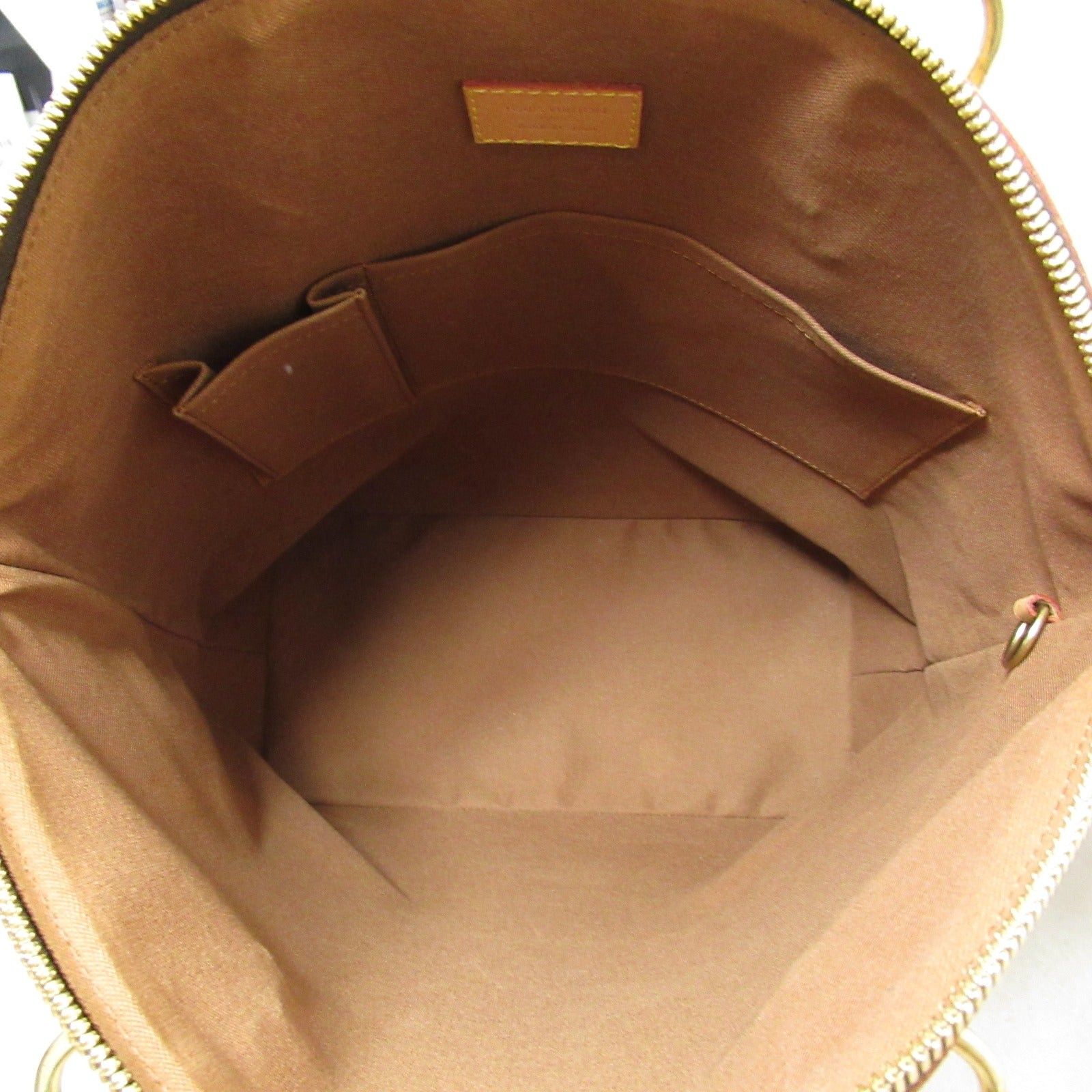 Louis Vuitton Louis Vuitton Lockit Handbag Coated Canvas Monogram Brown Size ONE SIZE - 5 Thumbnail