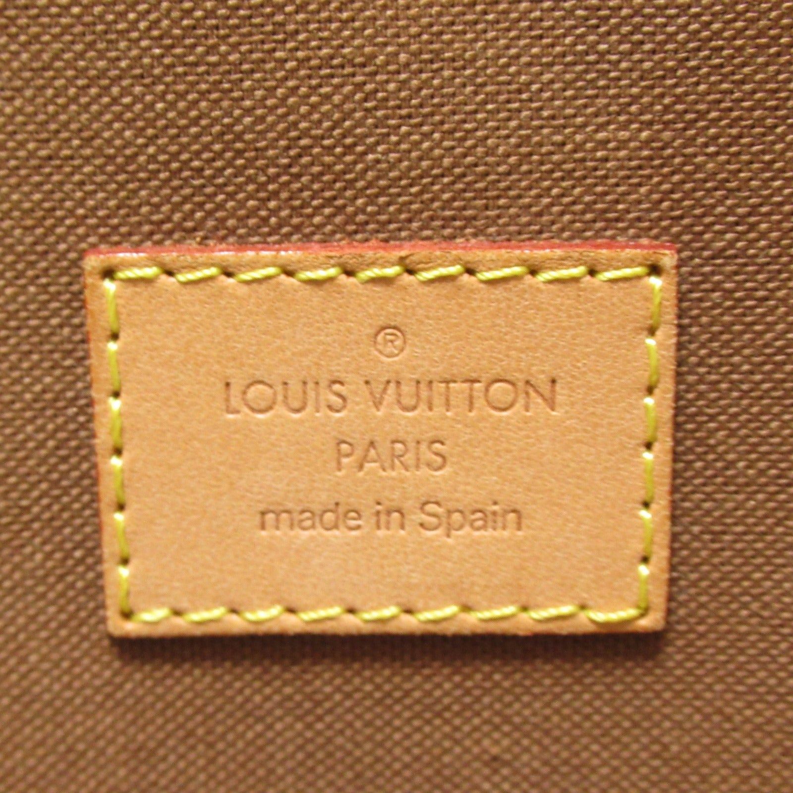 Louis Vuitton Louis Vuitton Lockit Handbag Coated Canvas Monogram Brown Size ONE SIZE - 6 Thumbnail