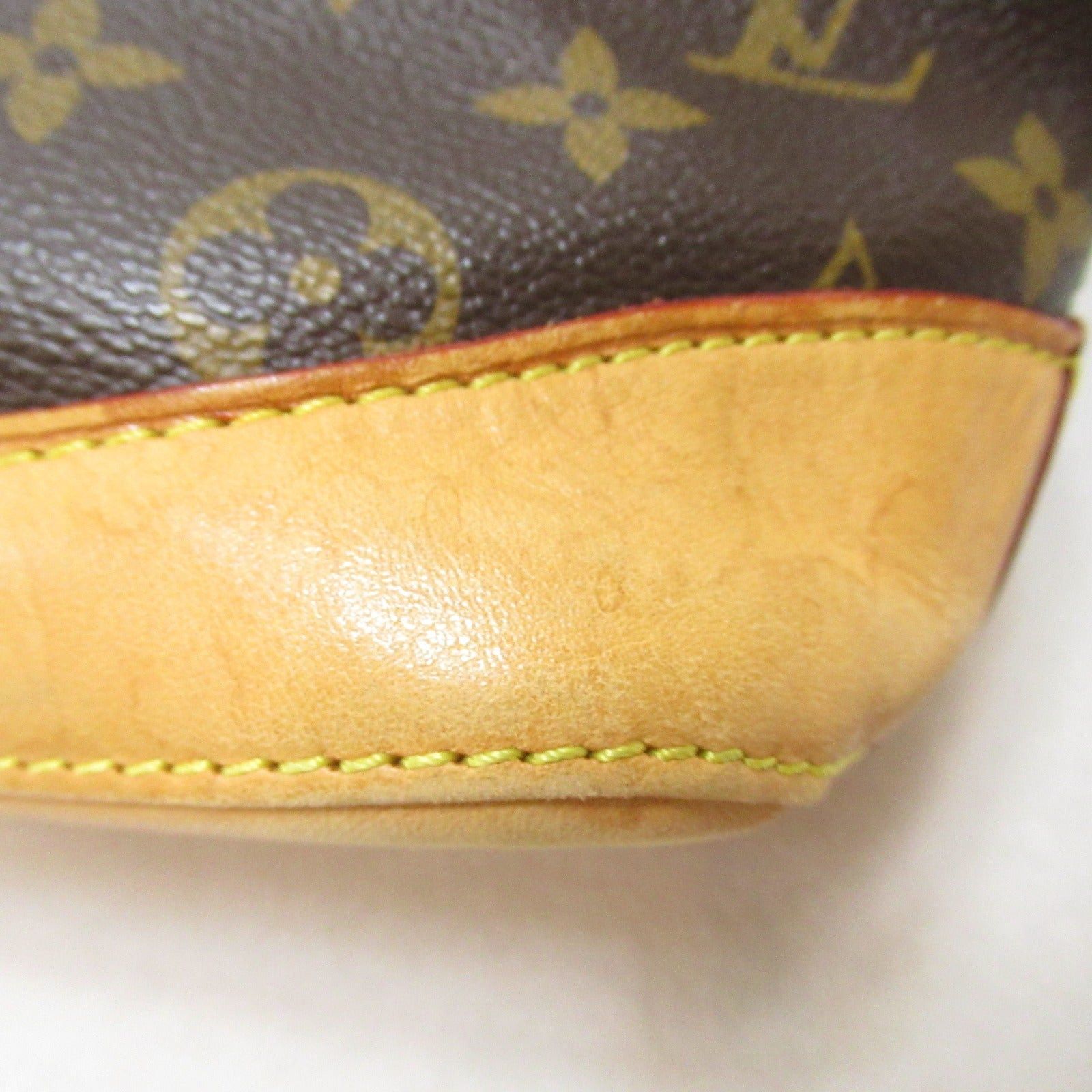 Louis Vuitton Louis Vuitton Lockit Handbag Coated Canvas Monogram Brown Size ONE SIZE - 9 Thumbnail