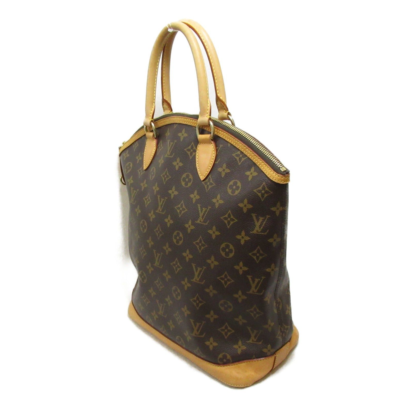 Louis Vuitton Louis Vuitton Lockit Handbag Coated Canvas Monogram Brown Size ONE SIZE - 3 Thumbnail