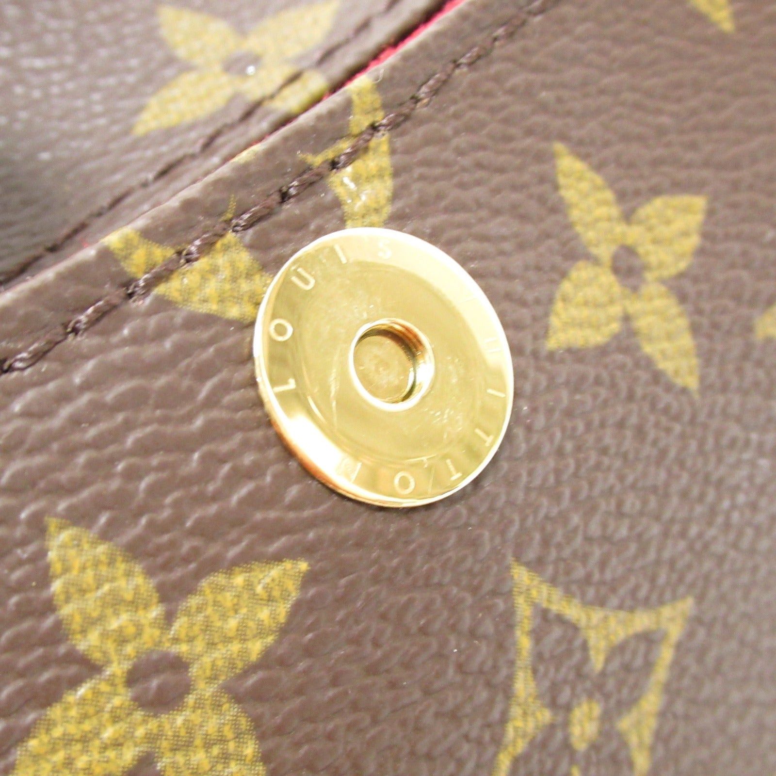 Louis Vuitton Louis Vuitton Sonatine Handbag Coated Canvas Monogram Brown Size ONE SIZE - 11 Thumbnail