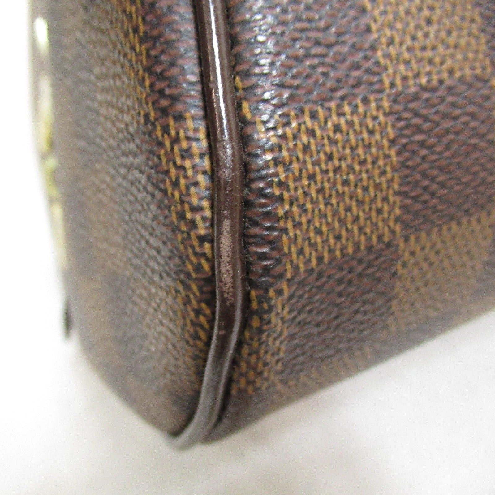 Louis Vuitton Louis Vuitton Rivera Mm Handbag Coated Canvas Damier Brown Ebene Size ONE SIZE - 10 Thumbnail