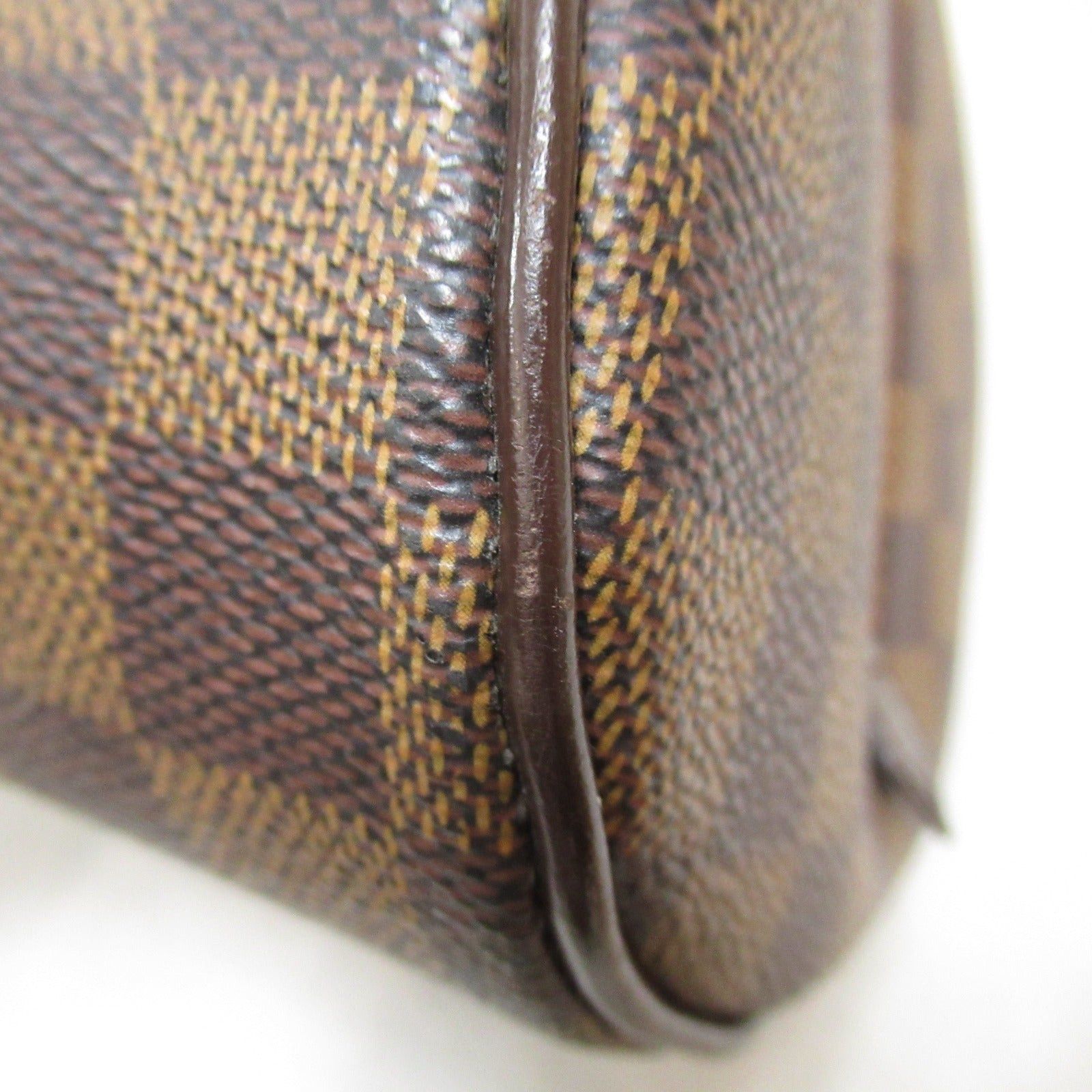 Louis Vuitton Louis Vuitton Rivera Mm Handbag Coated Canvas Damier Brown Ebene Size ONE SIZE - 9 Thumbnail