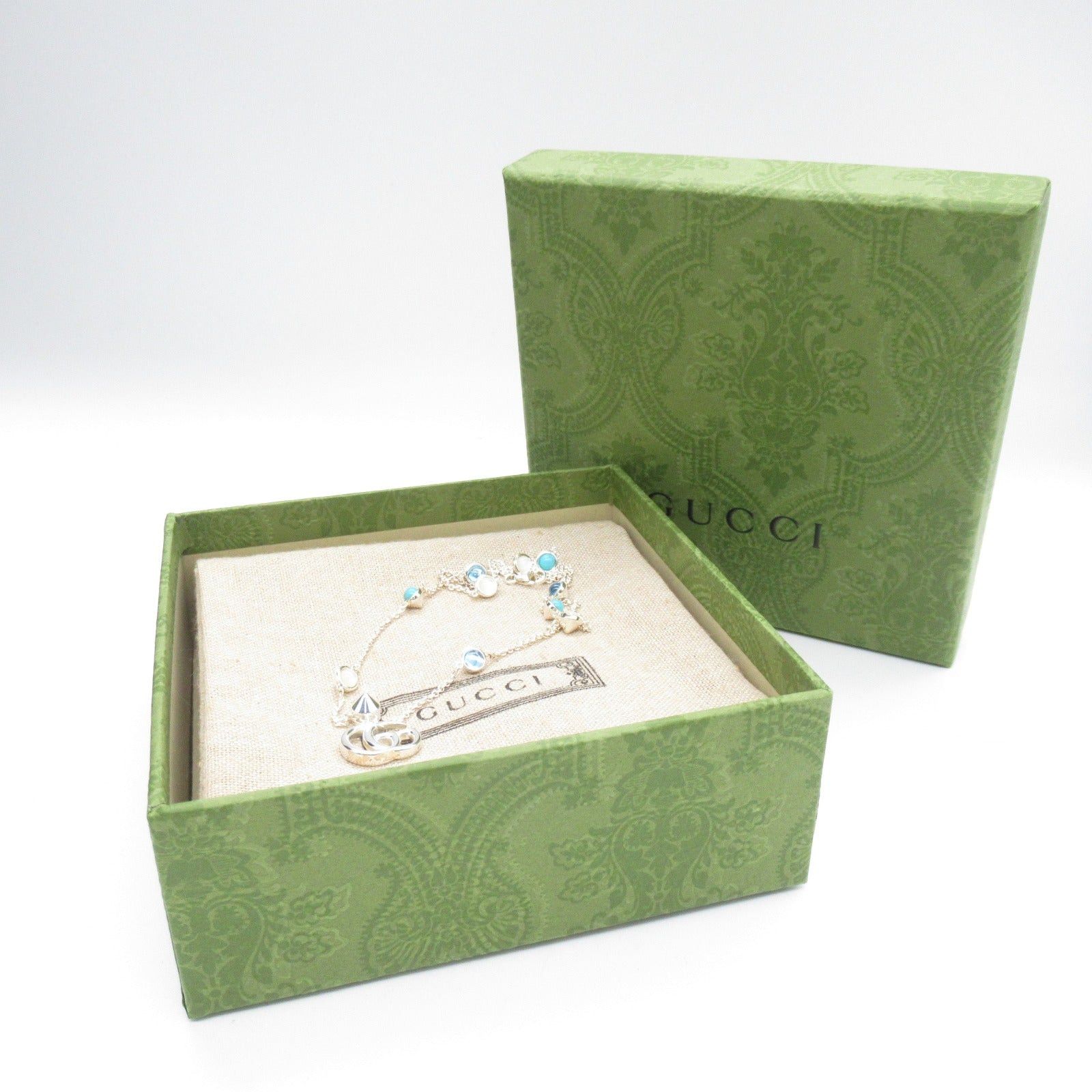 Gucci Gucci Mother Of Pearl Necklace 925 Silver Stainless Steel White Size ONE SIZE - 8 Thumbnail