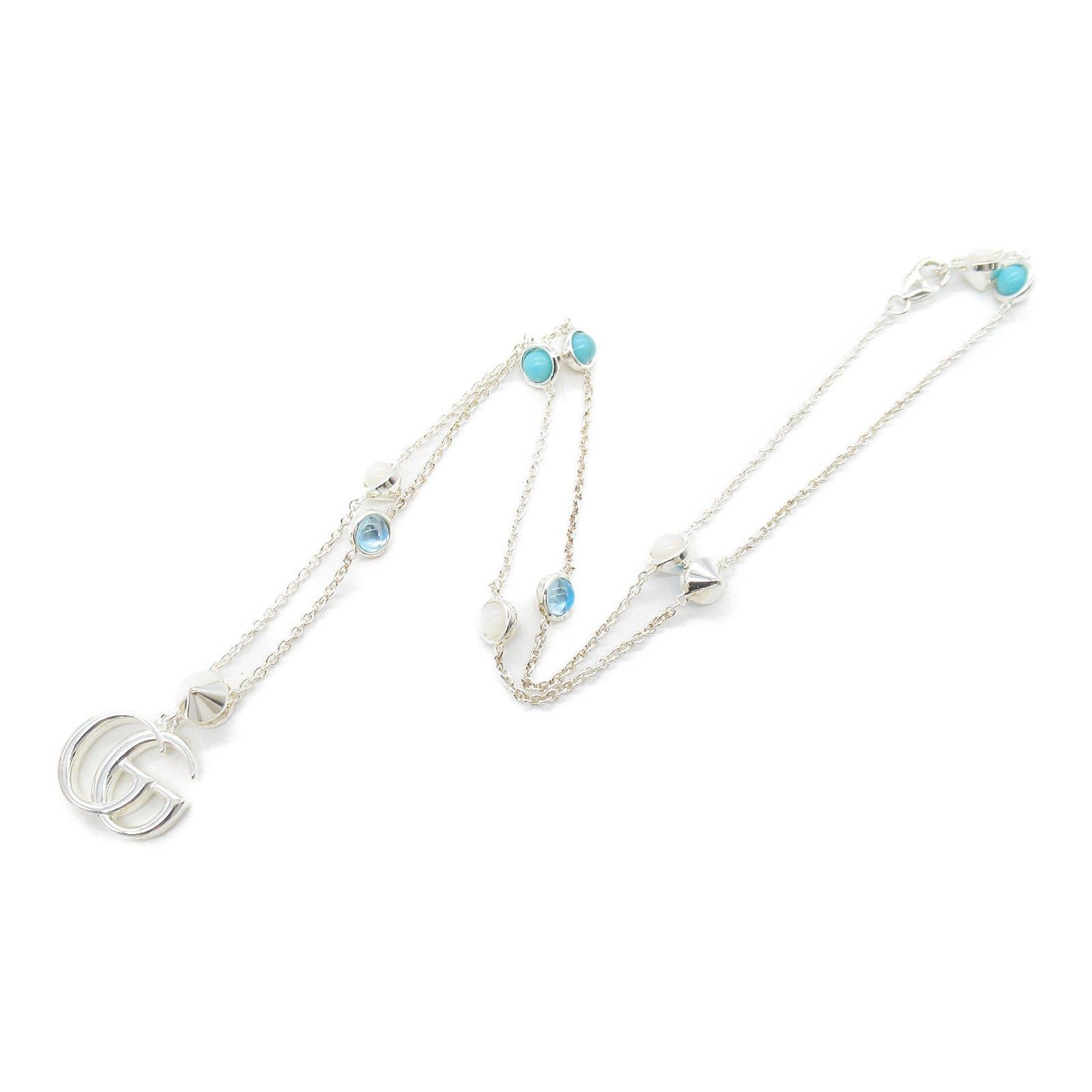 Gucci Gucci Mother Of Pearl Necklace 925 Silver Stainless Steel White Size ONE SIZE - 3 Thumbnail