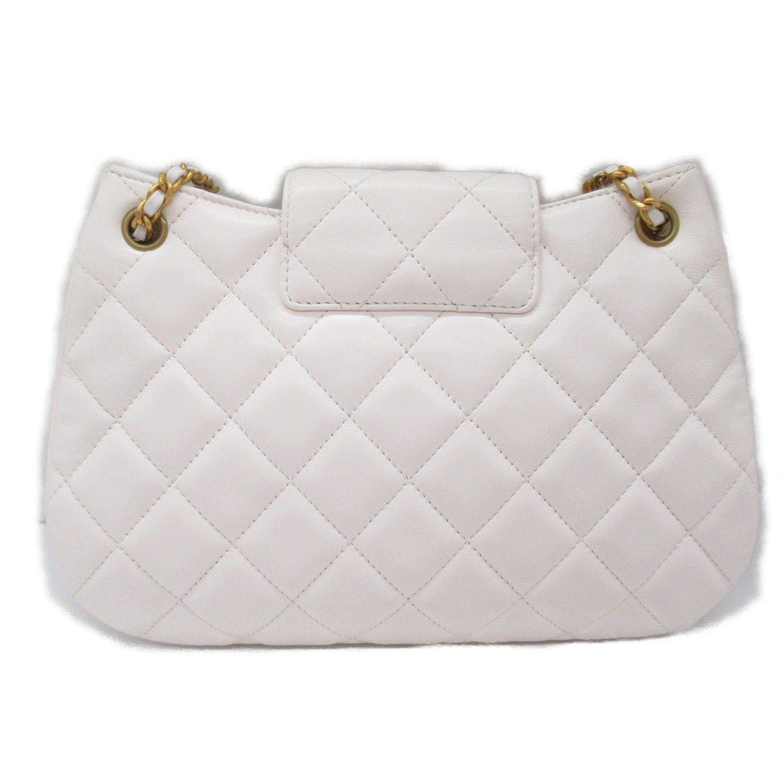 Chanel Chanel Hobo Bag Shoulder Lambskin (Sheepskin) White Gold Hardware Size ONE SIZE - 2 Thumbnail