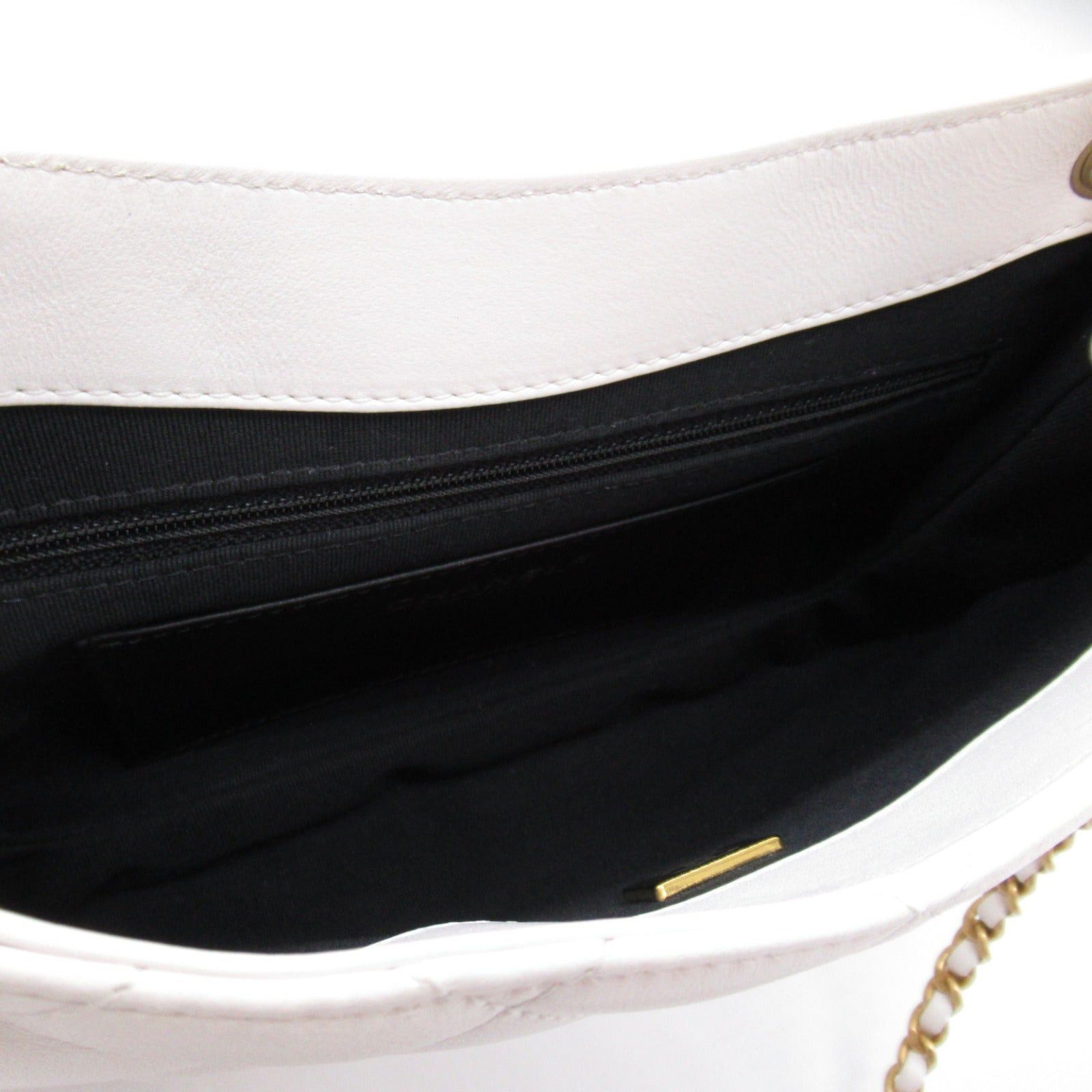 Chanel Chanel Hobo Bag Shoulder Lambskin (Sheepskin) White Gold Hardware Size ONE SIZE - 5 Thumbnail