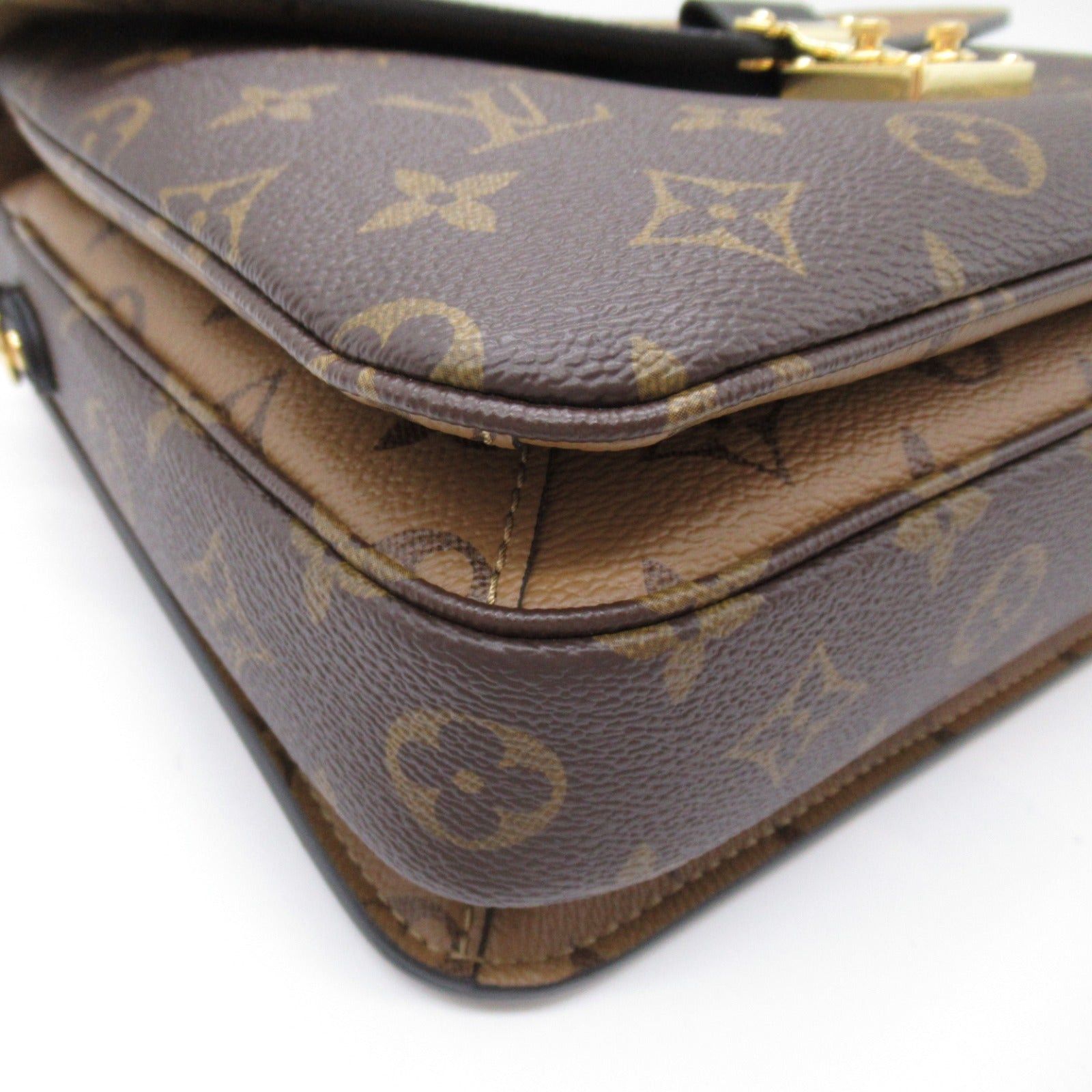 Louis Vuitton Louis Vuitton Pochette Metis Mm Shoulder Bag Coated Canvas Monogram Reverse Brown Size ONE SIZE - 9 Thumbnail