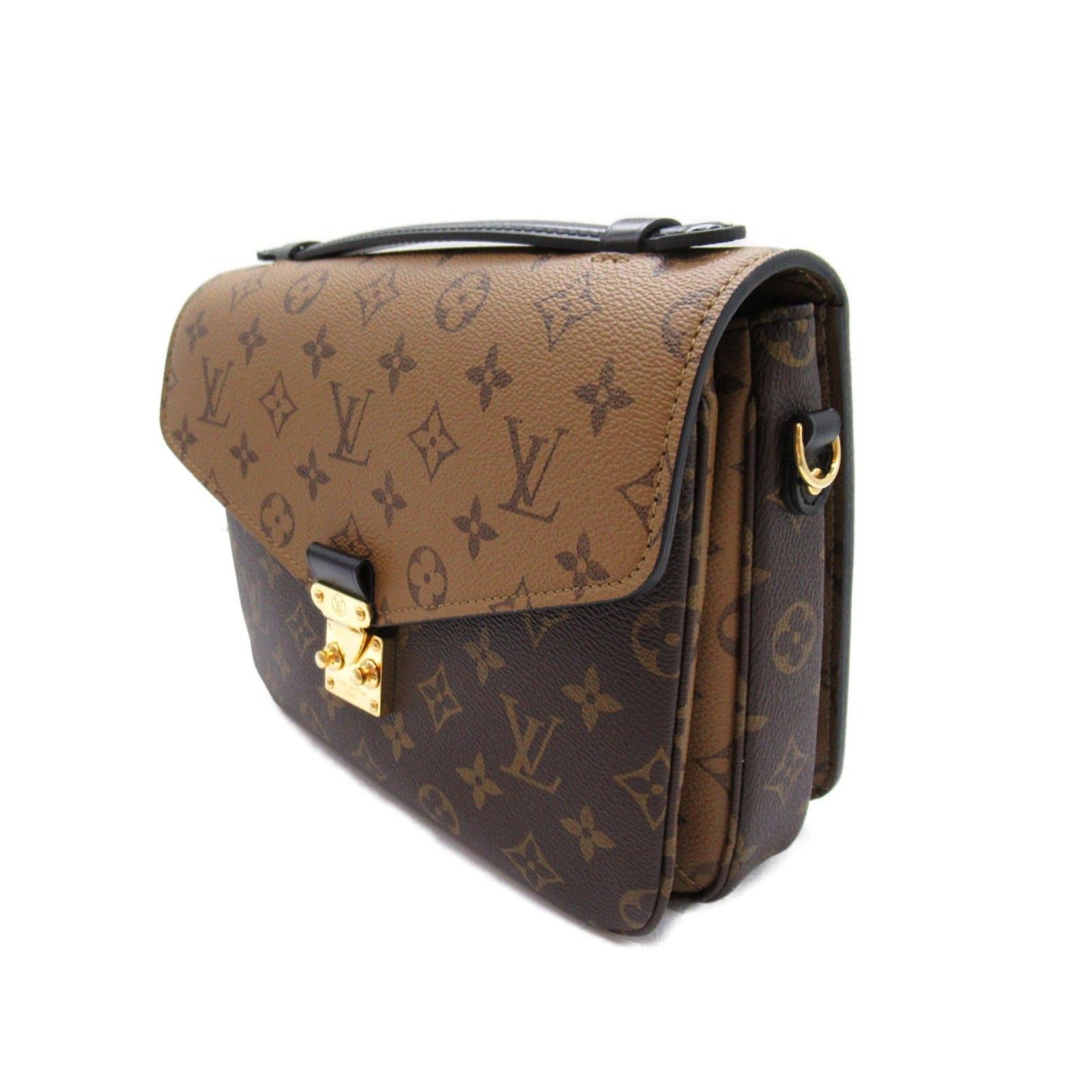 Louis Vuitton Louis Vuitton Pochette Metis Mm Shoulder Bag Coated Canvas Monogram Reverse Brown Size ONE SIZE - 3 Thumbnail
