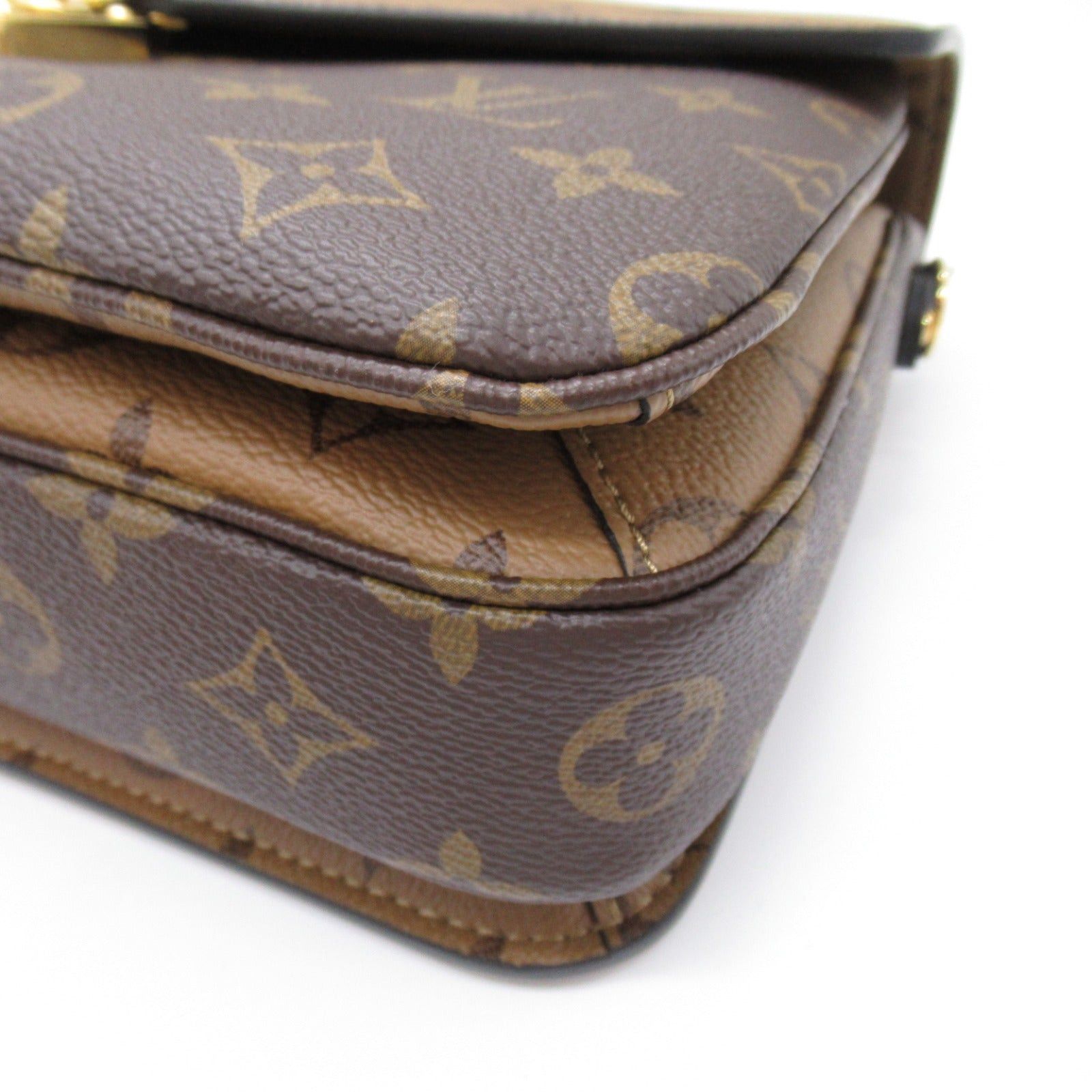 Louis Vuitton Louis Vuitton Pochette Metis Mm Shoulder Bag Coated Canvas Monogram Reverse Brown Size ONE SIZE - 8 Thumbnail
