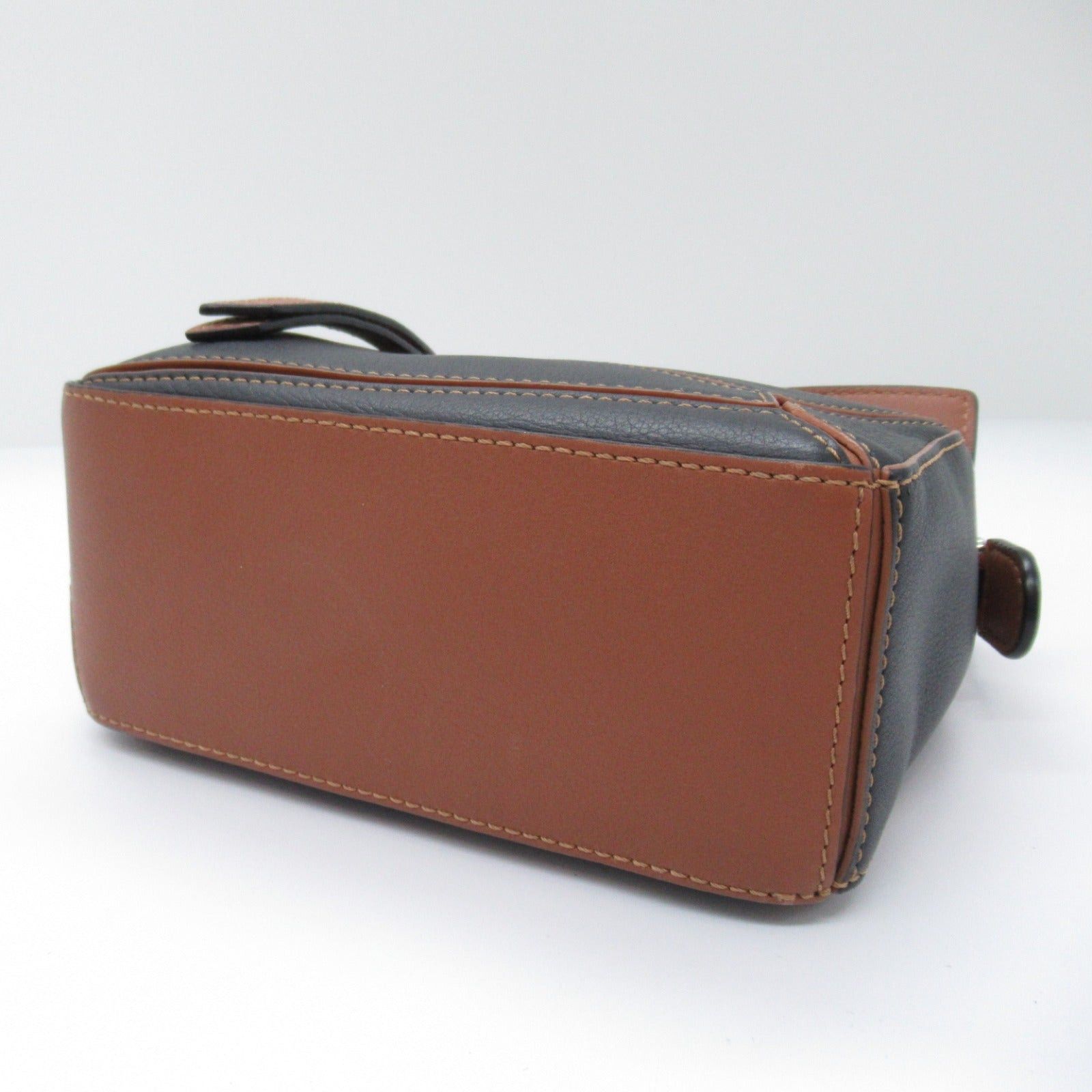 Loewe Loewe Puzzle Bag Mini Shoulder Calfskin (Cowhide) Brown Black Size ONE SIZE - 4 Thumbnail