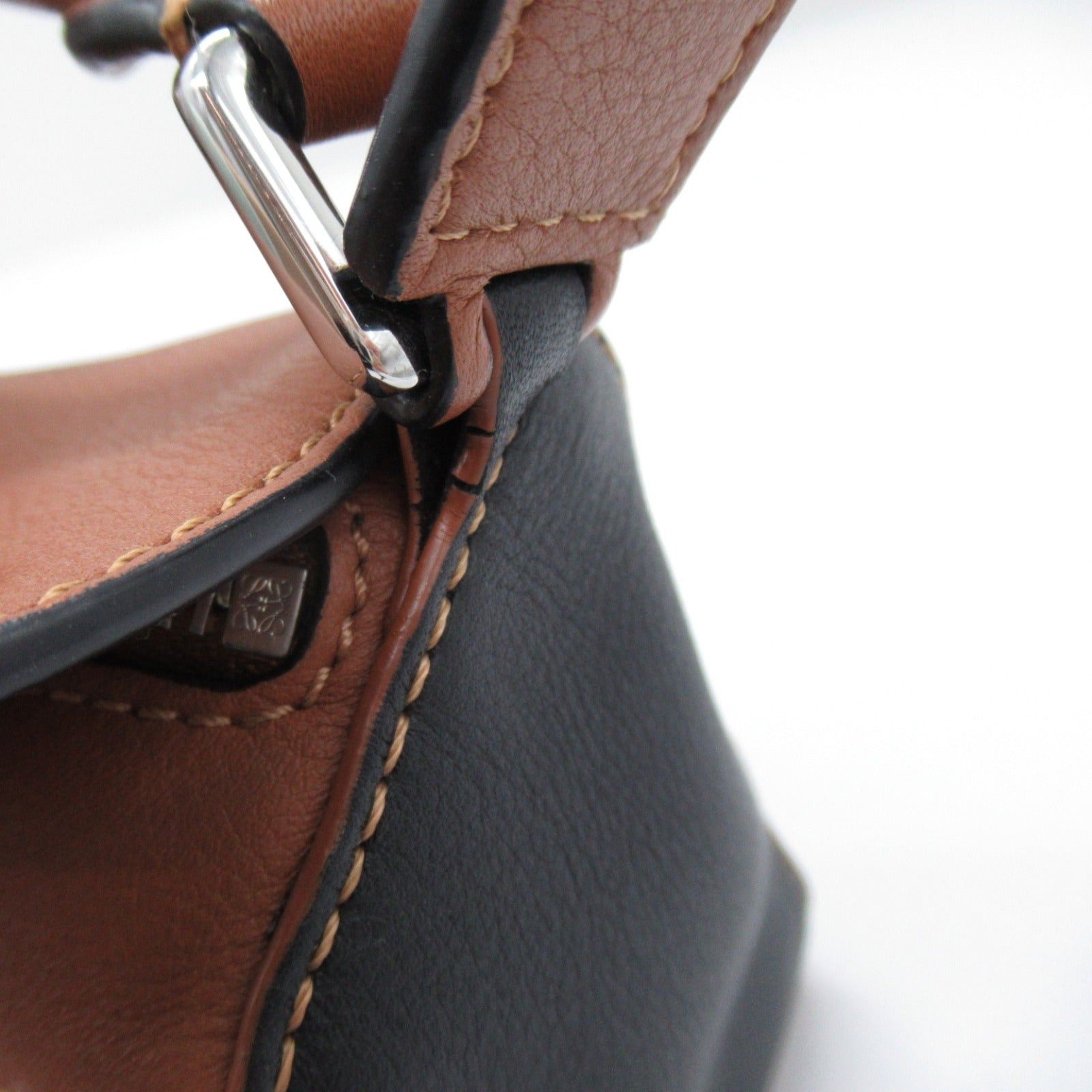 Loewe Loewe Puzzle Bag Mini Shoulder Calfskin (Cowhide) Brown Black Size ONE SIZE - 11 Thumbnail
