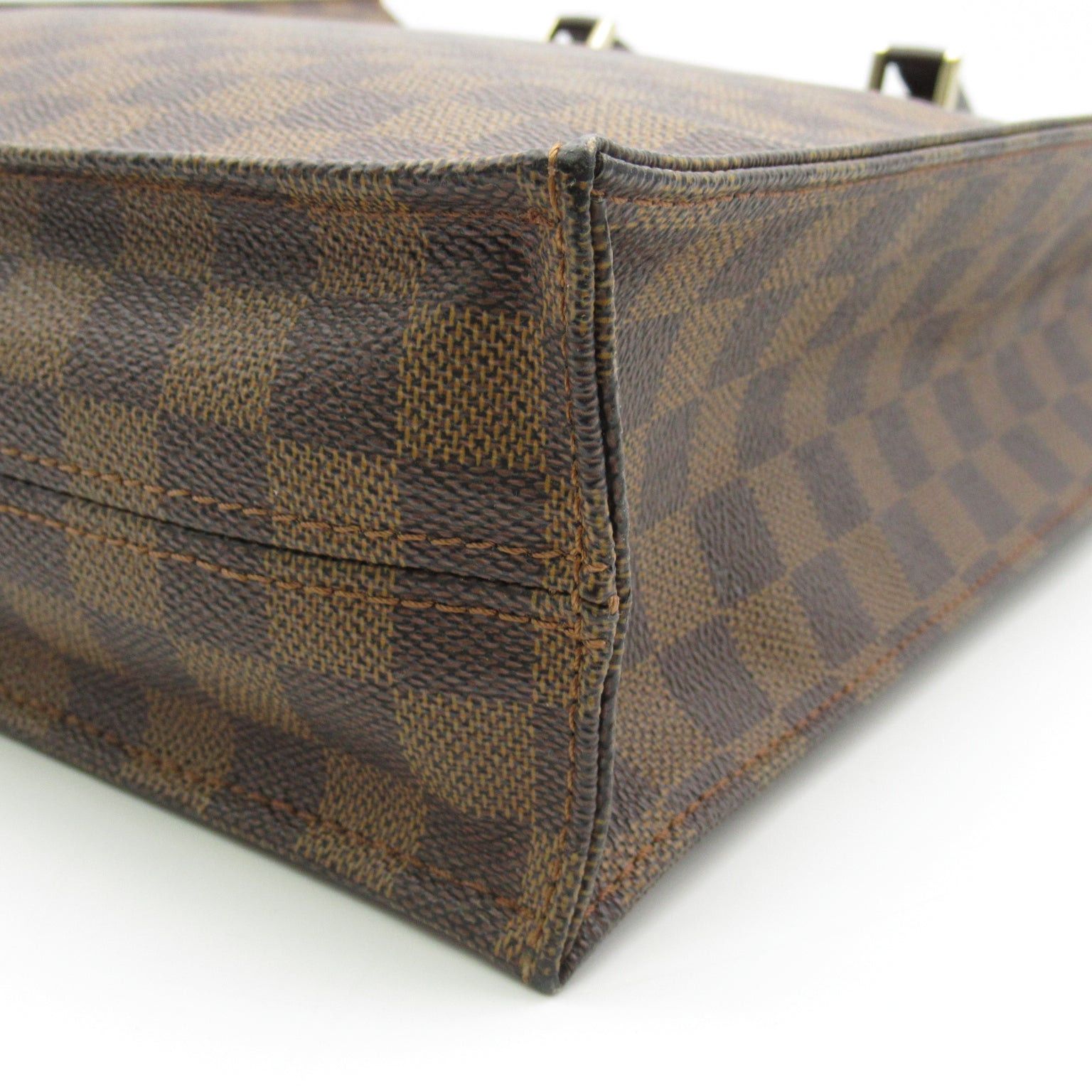 Louis Vuitton Louis Vuitton Sack Plastic Tote Bag Handbag Coated Canvas Damier Brown Ebene Size ONE SIZE - 6 Thumbnail