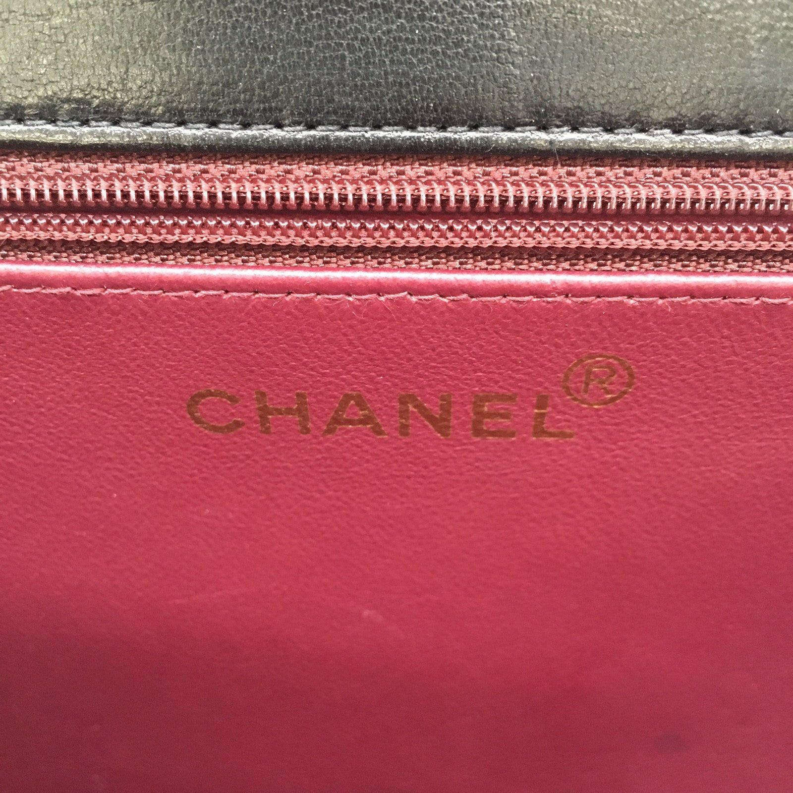 Chanel Chanel Matelasse Push Lock Chain Shoulder Bag Lambskin (Sheepskin) Black Size ONE SIZE - 6 Thumbnail